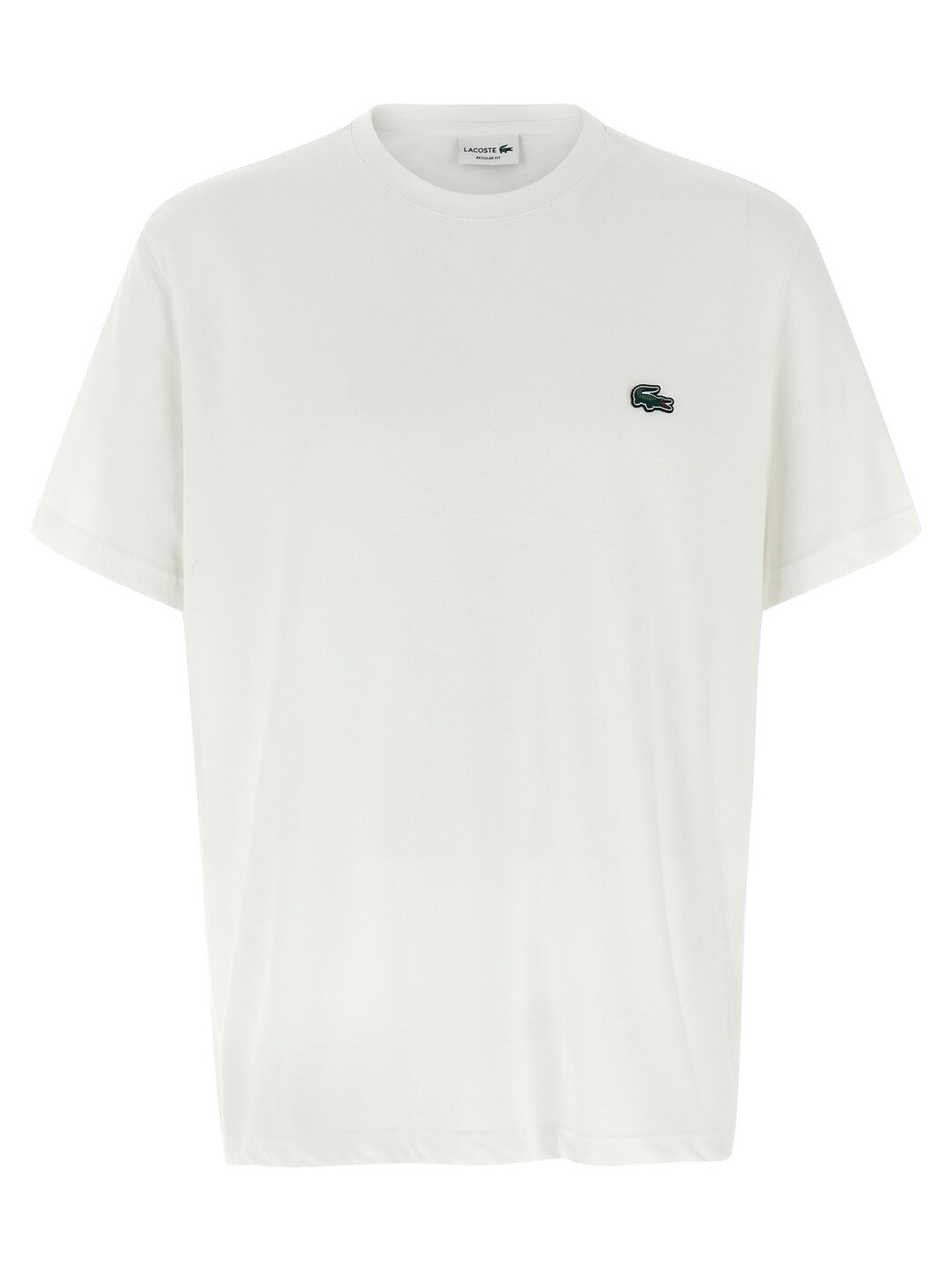 ラコステ LACOSTE Tシャツ メンズ ホワイト T-shirts Logo patch t-shirt TH5133001 White 関税 送料無料 2025AW ju