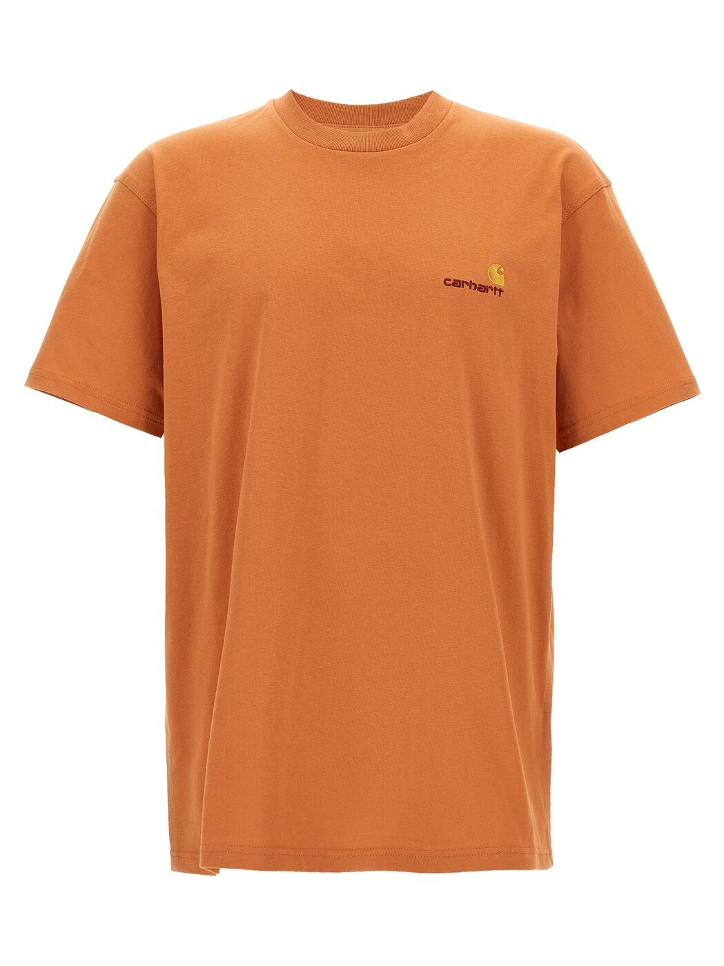 鉄道車両ハート形 ダブリューアイピー CARHARTT WIP ティーシャツ メンズ オレンジ色 T-shirts \u0027American Script\u0027 T-shirt I0299562ZYXX Orange 関税 貨物輸送無料 2025AW ju
