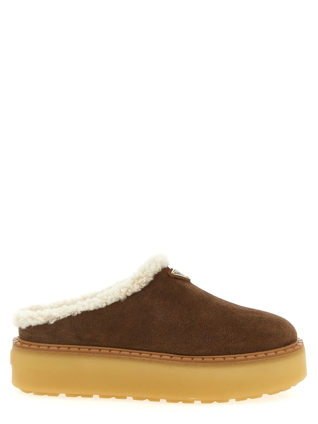 プラダ PRADA フラットシューズ フラットシューズ レディース ブラウン Flat Shoes Suede sabots 1S715NFZG50JFTF0324 Brown 関税 送料無料 2026AW ju|BRANDSHOP「il Tesoro」
