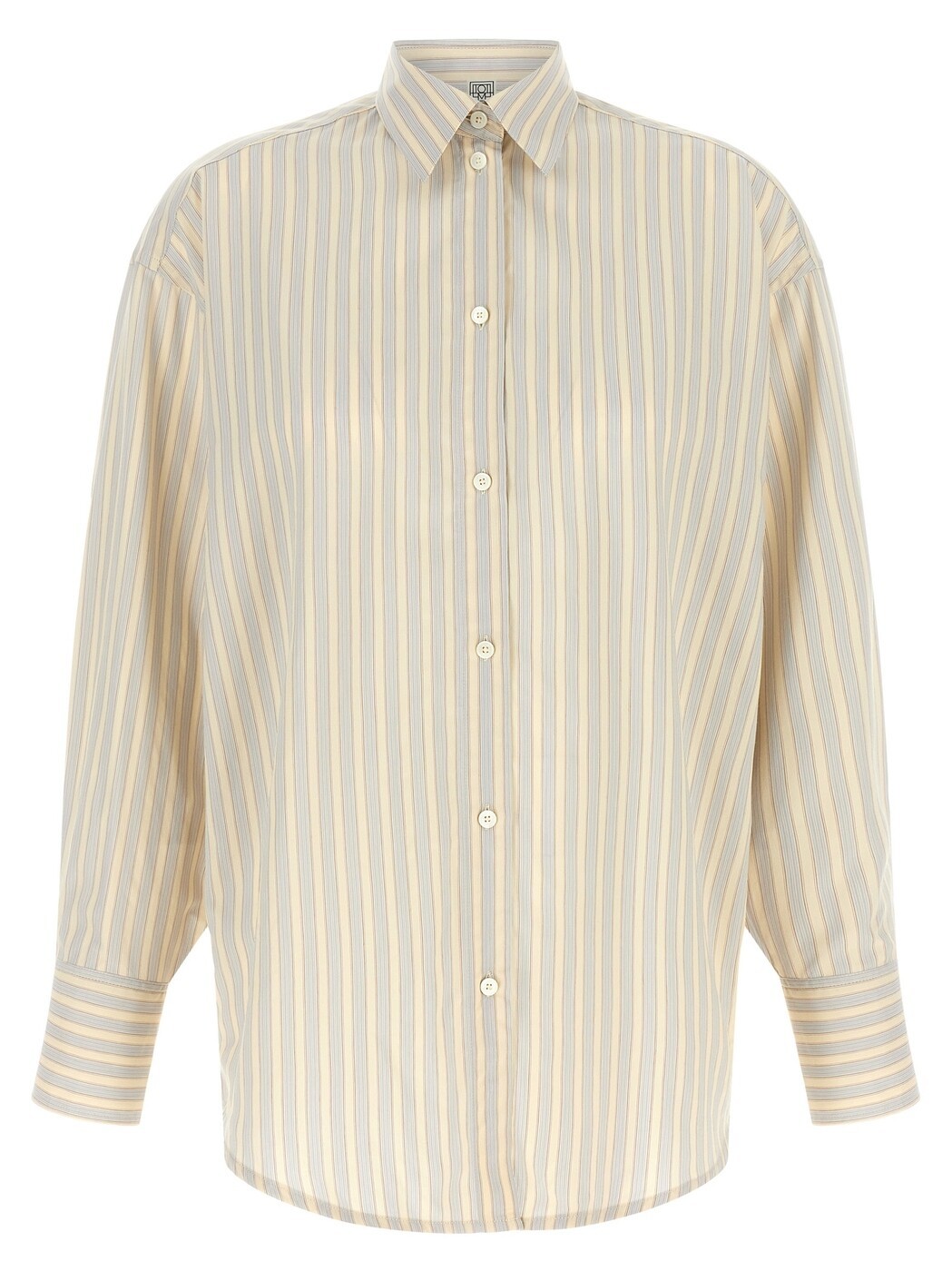 トーテム TOTEME シャツ レディース イエロー Shirts Striped shirt 263WRT0621FB0689394 Yellow 関税 送料無料 2026AW ju｜BRANDSHOP「il Tesoro」