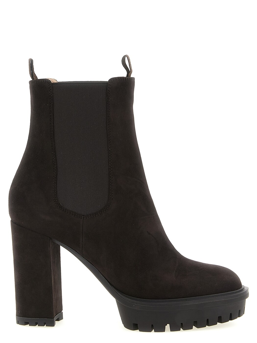ジャンヴィトロッシ GIANVITO ROSSI ブーツ レディース ブラウン Boots 'Barry' ankle boots G7289970RICCASMOKA Brown 関税 送料無料 2026AW ju|BRANDSHOP「il Tesoro」