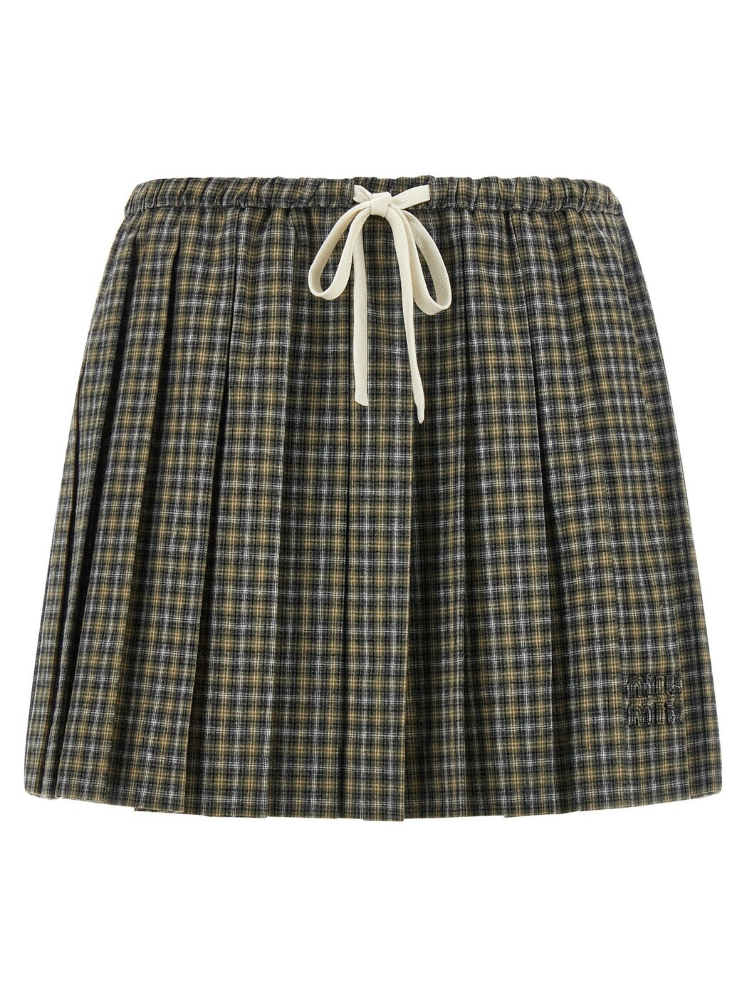 ミュウ ミュウ MIU MIU スカート レディース マルチカラー Skirts Tartan pleated skirt MG2752SOOO6210F068U Multicolor 関税 送料無料 2026AW ju｜BRANDSHOP「il Tesoro」