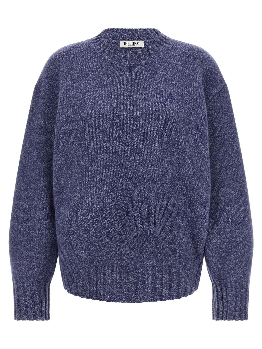 アティコ ATTICO セーター ニットウェア レディース ブルー Knitwear Asymmetrical hem sweater 261WCK00126KWS012AA692 Blue 関税 送料無料 2026AW ju|BRANDSHOP「il Tesoro」