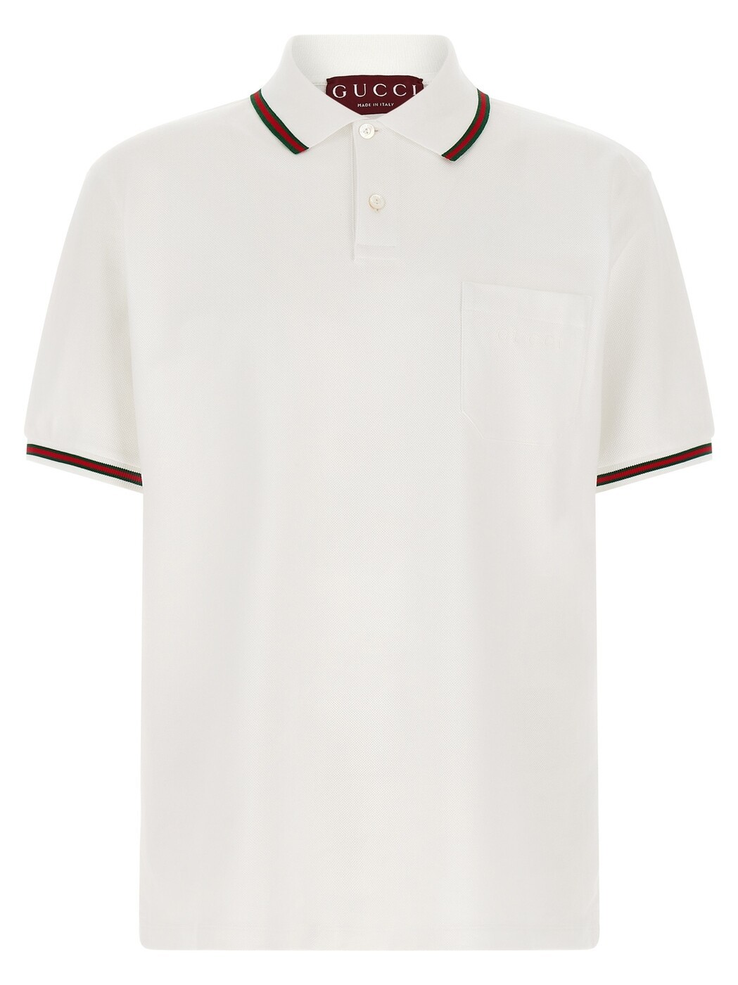 グッチ GUCCI ポロシャツ メンズ ホワイト Polo shirts 'Nastro Web' polo shirt 795174XJEOX9692 White 関税 送料無料 2026SS ju｜BRANDSHOP「il Tesoro」
