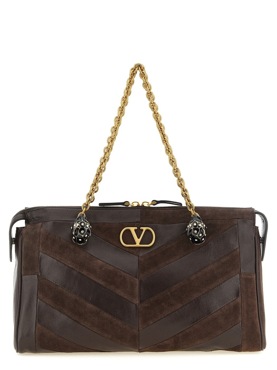 ヴァレンティノ ガラヴァーニ VALENTINO GARAVANI バッグ レディース ブラウン Business bags Valentino Garavani 'Panthea' medium shoulder bag W2B0S70DEDRE6 Brown 関税 送料無料 2026AW ju|BRANDSHOP「il Tesoro」