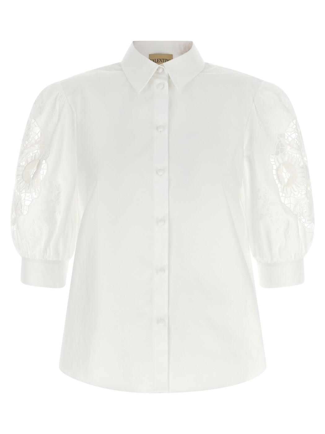 ヴァレンティノ ガラヴァーニ VALENTINO GARAVANI シャツ レディース ホワイト Shirts Valentino Garavani macrame insert shirt B3AA0H65A6001 White 関税 送料無料 2026AW ju|BRANDSHOP「il Tesoro」