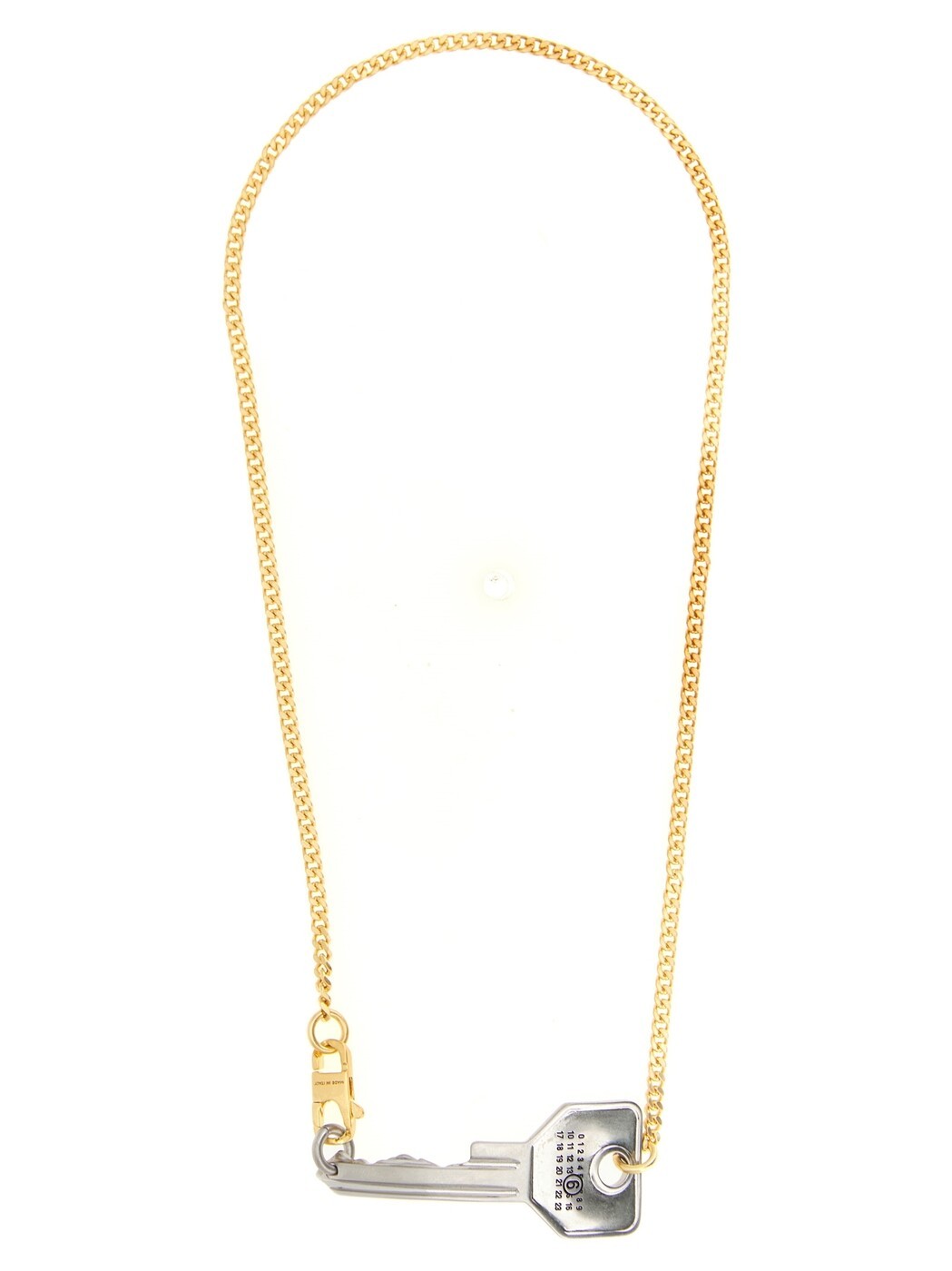 エムエム6 メゾン マルジェラ MM6 MAISON MARGIELA ジュエリー レディース シルバー Jewelry 'Key' necklace SM7UY0120P9390724 Silver 関税 送料無料 2026AW ju|BRANDSHOP「il Tesoro」