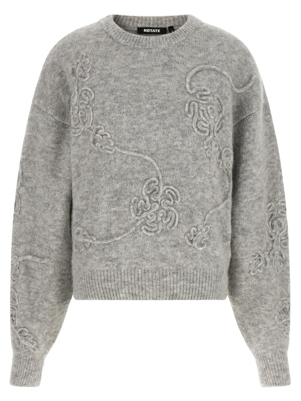 ローテート ROTATE BIRGER CHRISTENSEN セーター ニットウェア レディース グレー Knitwear '3D Flower' sweater 11660614721472 Gray 関税 送料無料 2026AW ju|BRANDSHOP「il Tesoro」