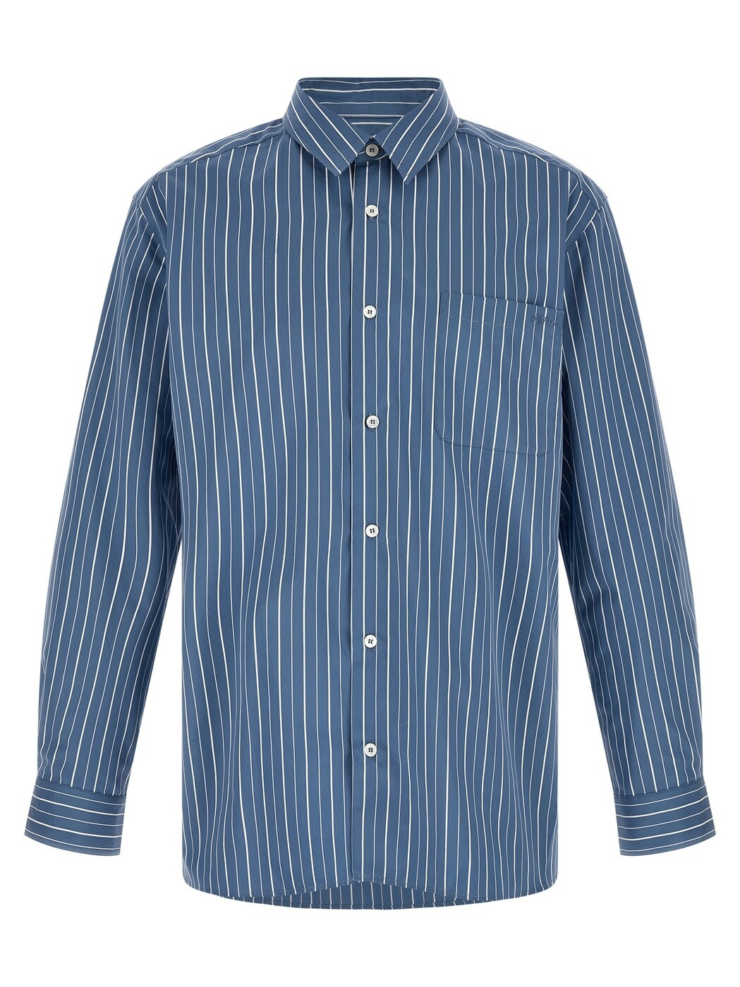 アーペーセー A.P.C. シャツ メンズ ブルー Shirts 'Malo' shirt COHRAH12553IAC Blue 関税 送料無料 2026AW ju|BRANDSHOP「il Tesoro」