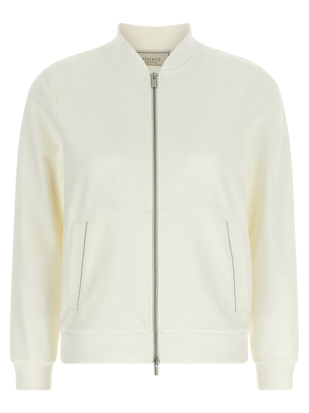 ペゼリコ PESERICO 調教師 レディース 白いこと Sweatshirts \u0027Punto Luce\u0027 sweatshirt A12572J06906A02A White 関税 貨物輸送無料 2026SS ju