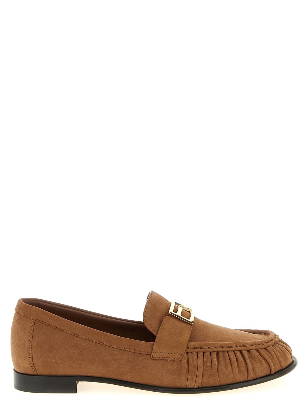 フェンディ FENDI 置き目毛皮 レディース 赤銅色 Loafers \u0027Baguette\u0027 loafers 8D87563TYF1UML Brown 関税 貨物輸送無料 2026SS ju