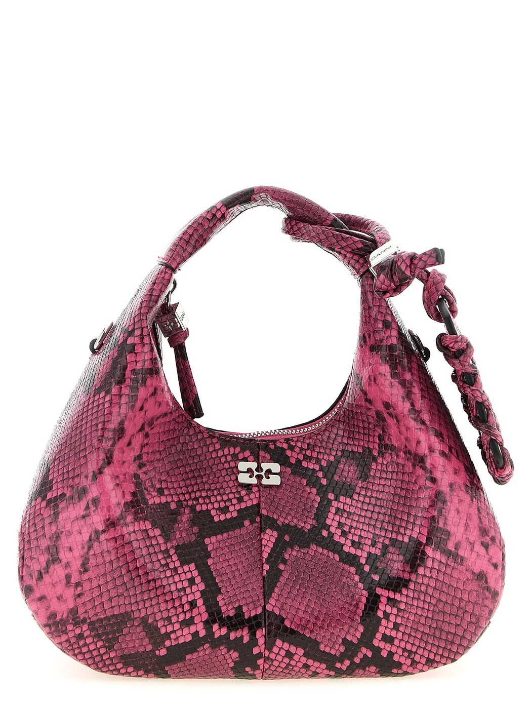 ガニー GANNI 御徒面子 レディース パープル Business bags \u0027Mini Hobo\u0027 handbag B207012009Z Fuchsia 関税 貨物輸送無料 2026SS ju