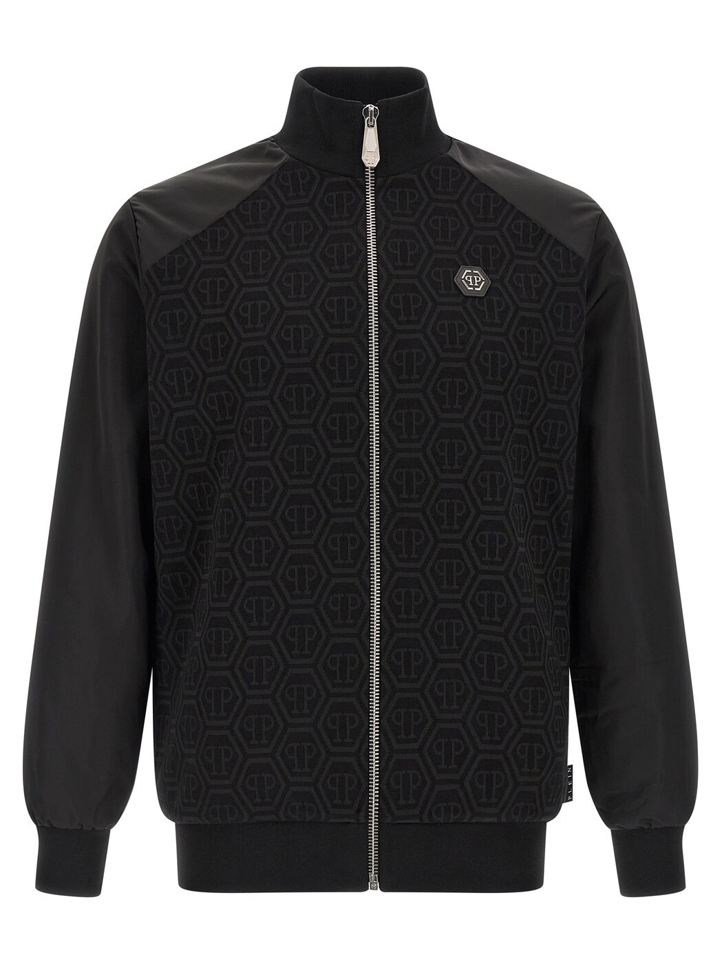 フィリップ 飾り気のない PHILIPP PLEIN トレイナー 調教師 メンズ 黒いこと Sweatshirts Monogram sweatshirt SAFCMJB3887PTE003N02 Black 関税 貨物輸送無料 2026SS ju