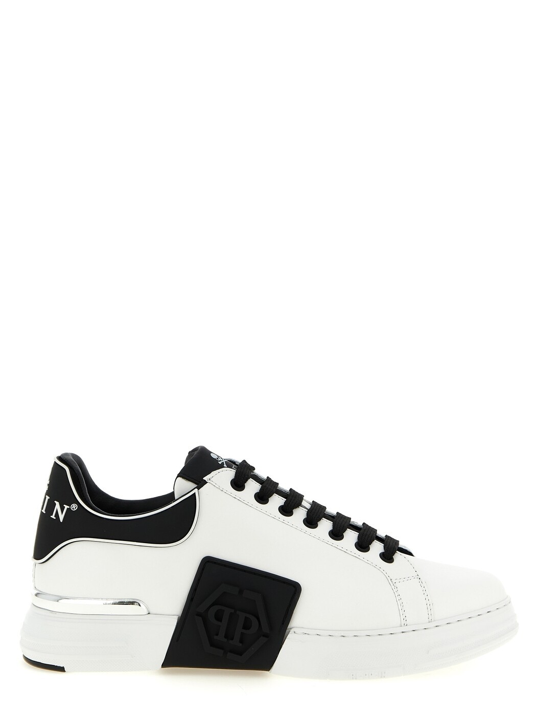 フィリップ プレイン PHILIPP PLEIN スニーカー メンズ ホワイト Sneakers 'Phantom Kick$' sneakers SAFSUSC0904PLE005N02 White/Black 関税 送料無料 2026SS ju|BRANDSHOP「il Tesoro」