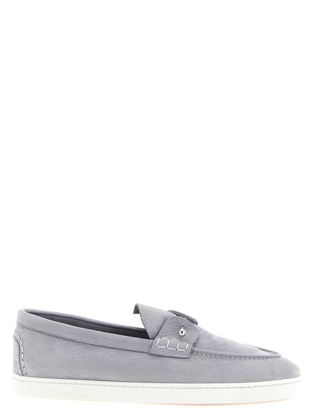 クリスチャンルブタン CHRISTIAN LOUBOUTIN 置き目毛皮 メンズ 薄墨色 Loafers \u0027Chambeliboat\u0027 loafers 1260680L507 Gray 関税 貨物輸送無料 2026SS ju