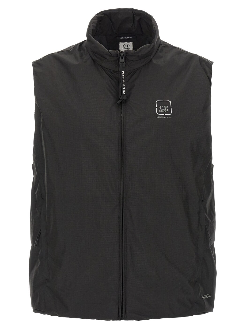シーピー カンパニー CP COMPANY ジレ ベスト メンズ ブラック Vests 'The Metropolis Series' vest 20CLVE027A110400A999 Black 関税 送料無料 2026SS ju｜BRANDSHOP「il Tesoro」