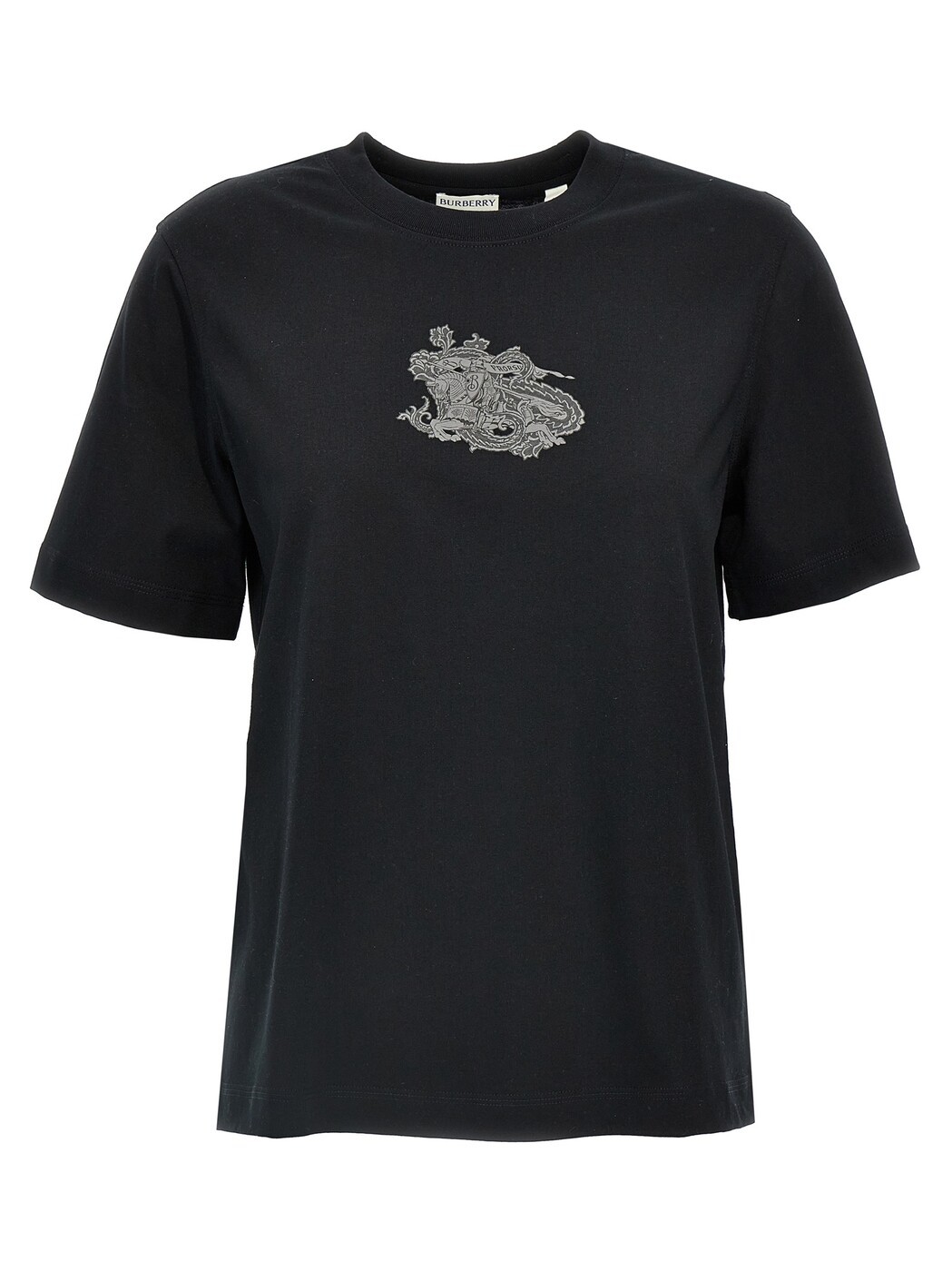 バーバリー BURBERRY ポロシャツ Tシャツ レディース ブラック T-shirts and polo shirts Logo print T-shirt 8097924COAL Black 関税 送料無料 2024AW ju|BRANDSHOP「il Tesoro」