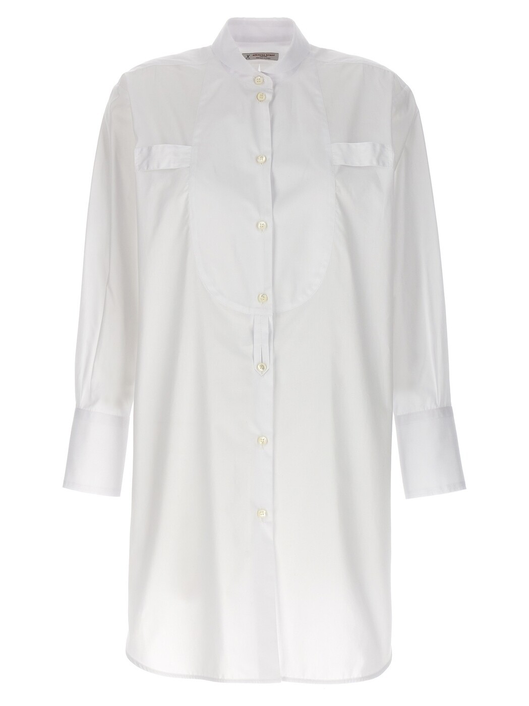 アルベルト ビアーニ ALBERTO BIANI シャツ レディース ホワイト Shirts Long plastron tuxedo shirt MM849CO013510 White 関税 送料無料 2024SS ju｜BRANDSHOP「il Tesoro」