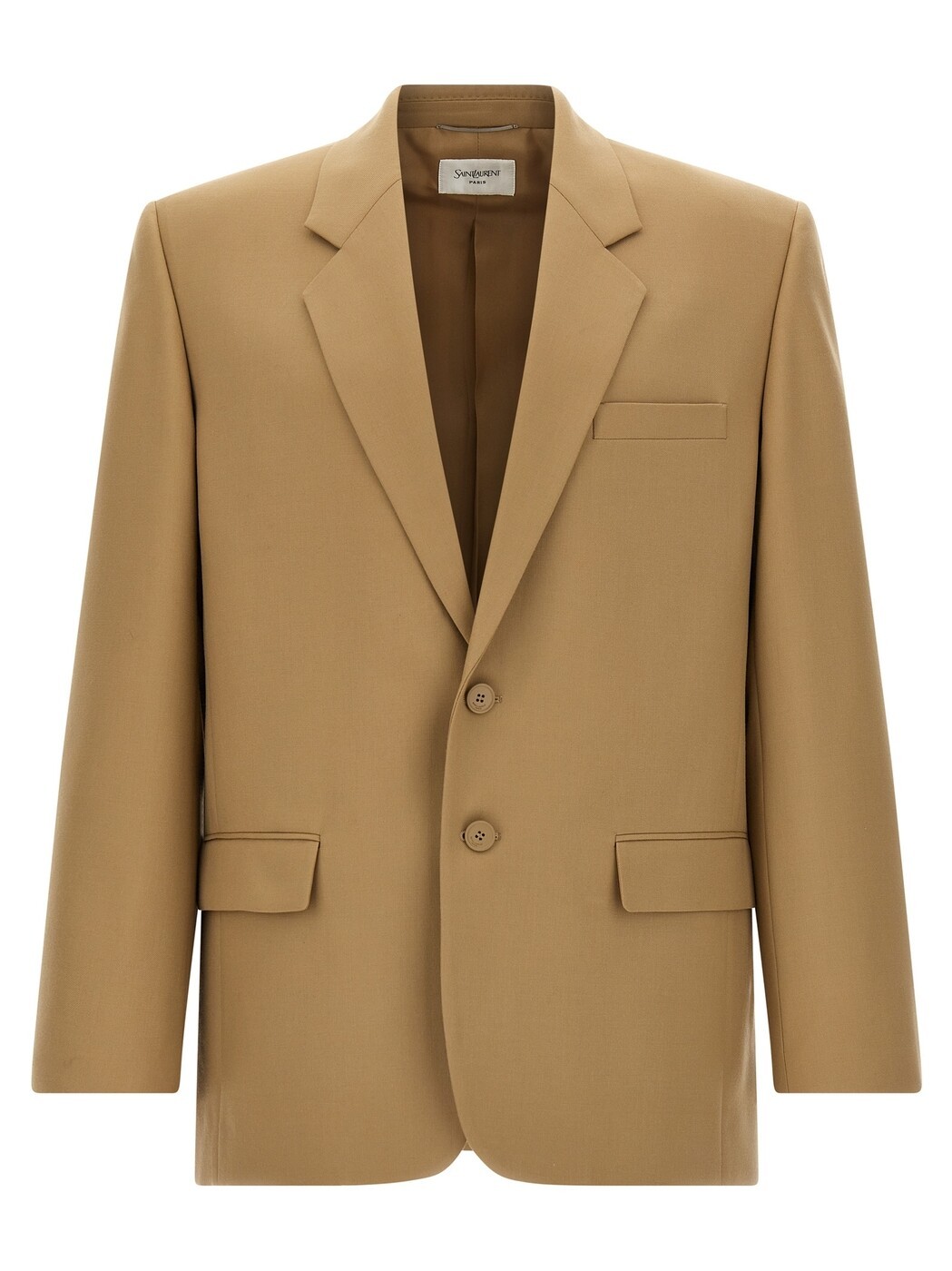 前日 サンローラン SAINT LAURENT PARIS 上衣 メンズ ベージュ Jackets \u0027Yves\u0027 blazer 813942Y405W7557 Beige 関税 貨物輸送無料 2025SS ju