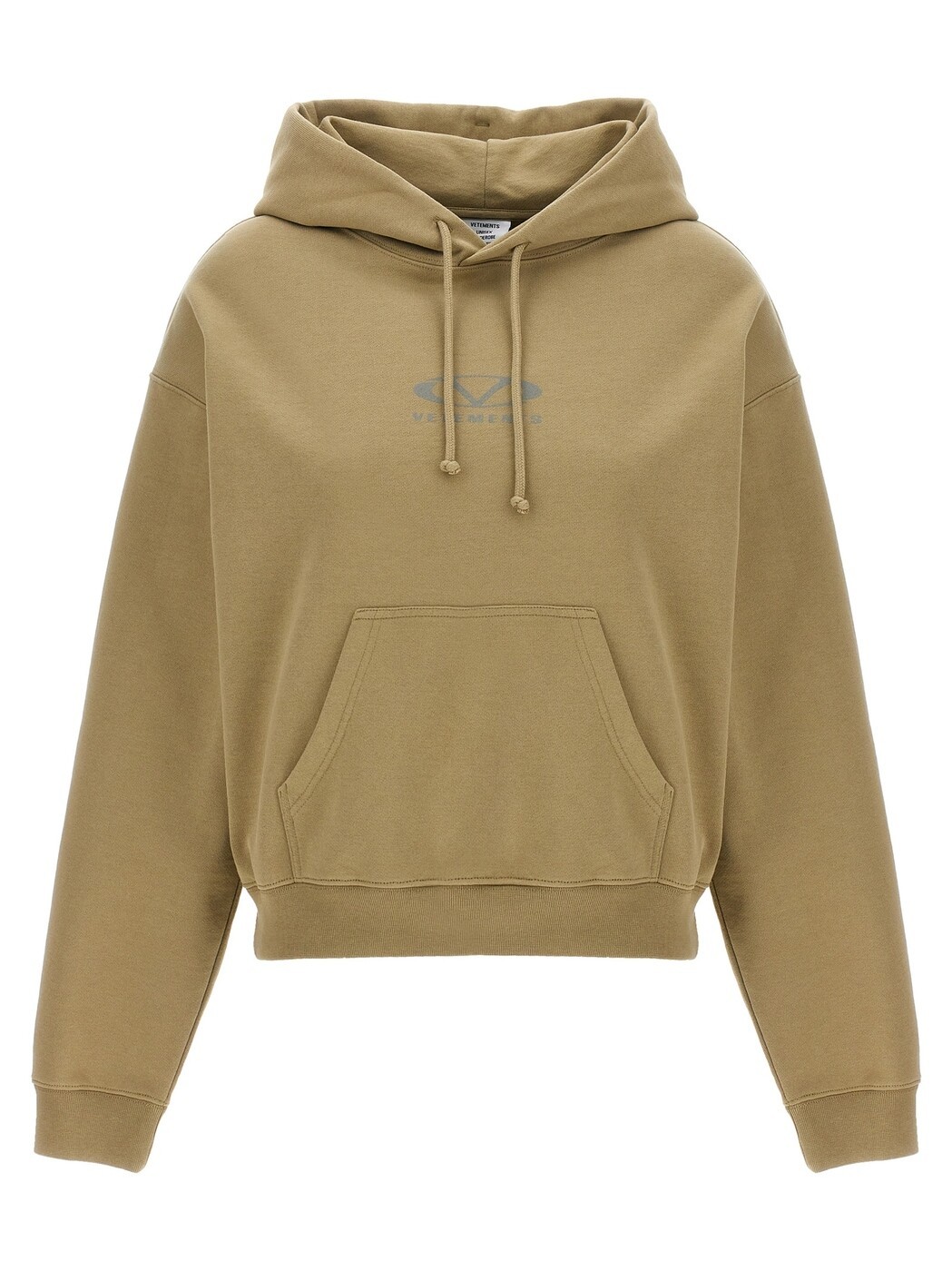 ヴェトモン VETEMENTS 調教師 レディース ベージュ Sweatshirts \u0027Oval Logo\u0027 hoodie UA66固定ディスク810TTAUPE Beige 関税 貨物輸送無料 2025SS ju