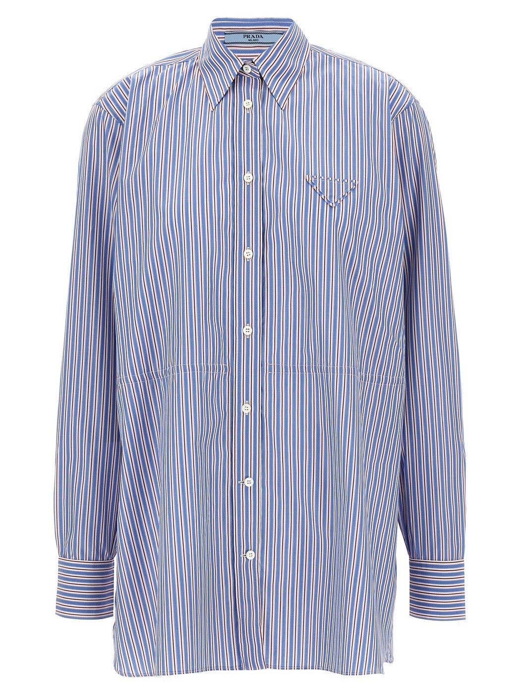 プラダ PRADA シャツ レディース マルチカラー Shirts Striped shirt P488HGSOOO16PFF0013 Multicolor 関税 送料無料 2025SS ju|BRANDSHOP「il Tesoro」