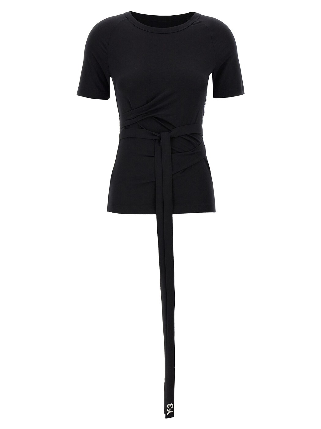 ワイスロバート・エドワード・リー Y-3 スポーツシャツ プルオーバー レディース 白いこと T-shirts and polo shirts Lyoncell T-shirt JD6002BLACK White/Black 関税 貨物輸送無料 2025AW ju