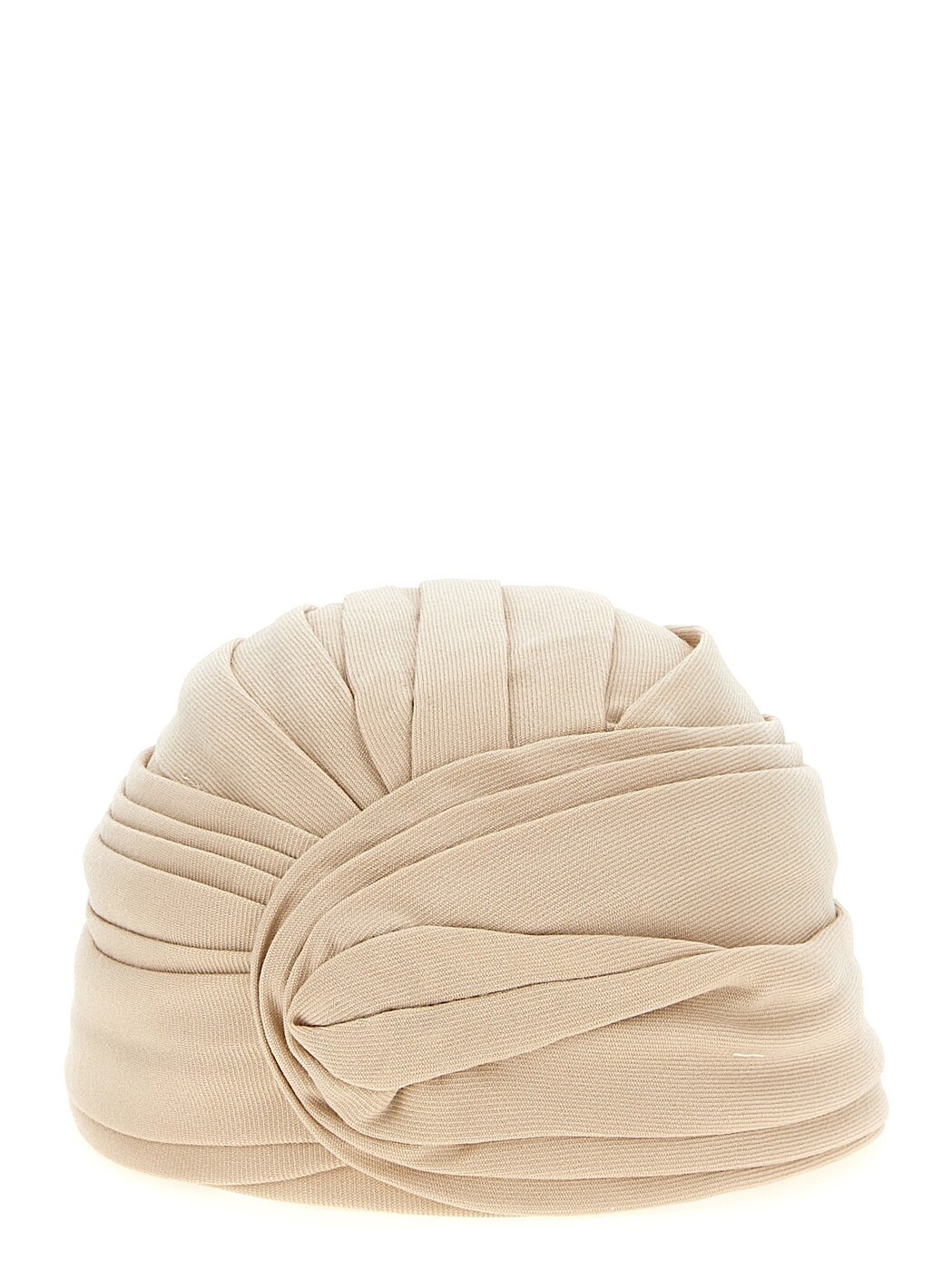 ヴァレンティノ ガラヴァーニ VALENTINO GARAVANI かぶり笠 かぶり笠 レディース ベージュ Hats Valentino Garavani wool rigid turban 6W0HH00EDSECXH Beige 関税 貨物輸送無料 2025SS ju