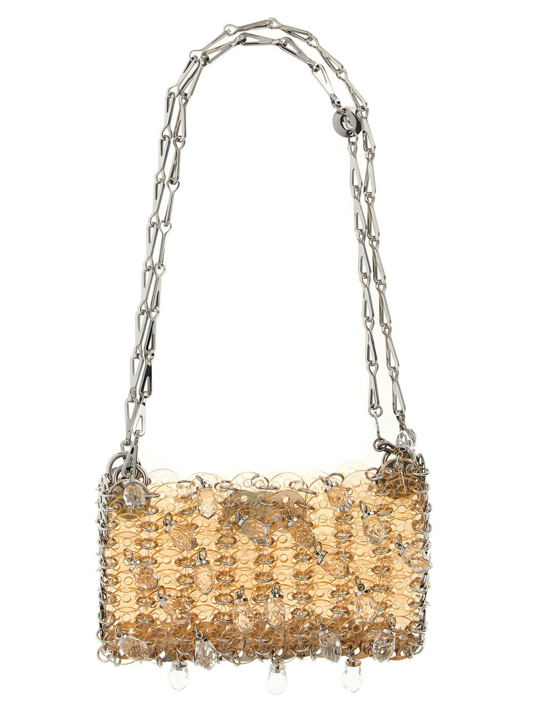 パコ ラバンヌ PACO RABANNE バッグ レディース ピンク Business bags '1969 Nano Crystal Resin' shoulder bag 25HSS0127MET804P665 Pink 関税 送料無料 2025AW ju|BRANDSHOP「il Tesoro」