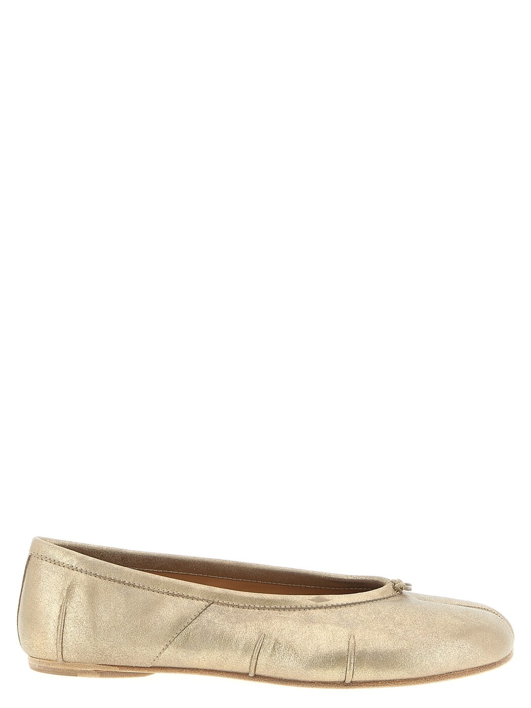 住みか マルジェラ MAISON MARGIELA 平ったいシューズ 平ったいシューズ レディース ゴールド Flat Shoes \u0027Tabi New\u0027 ballet flats S58WZ0127P7453HB127 Gold 関税 貨物輸送無料 2026SS ju