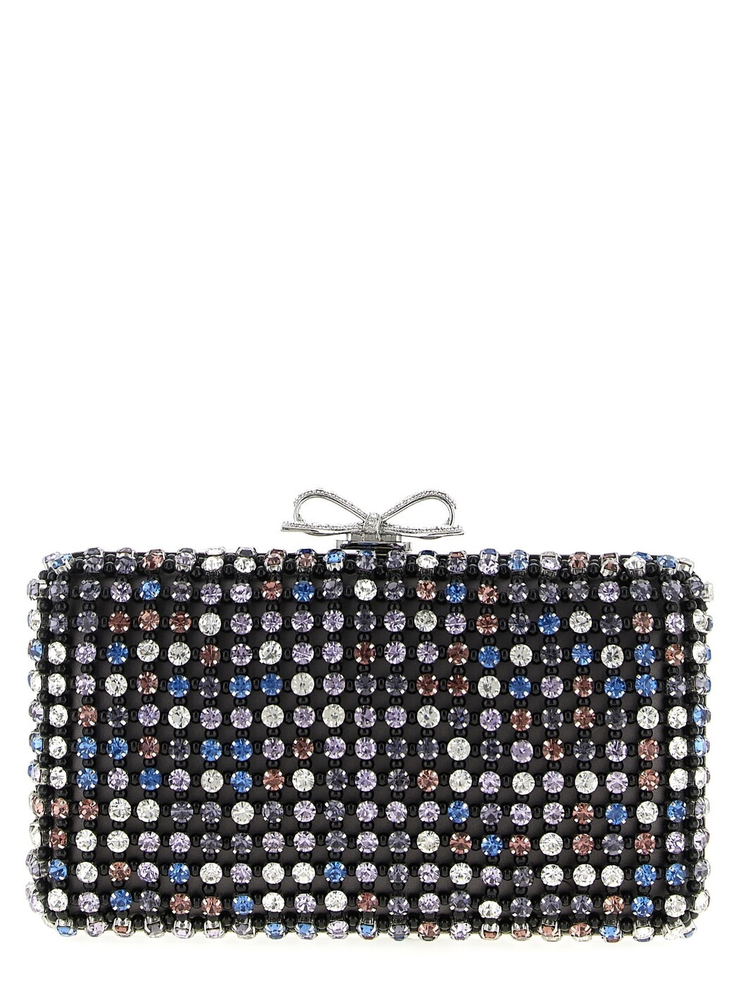 セルフ すがた絵 SELF PORTRAIT クラッチペダル御徒面子 レディース マルチ色合い Clutch and wristlets bags \u0027Multi Crystal Chainmail\u0027 clutch RS26305BMUMULTICOLOURED Multicolor 関税 貨物輸送無料 2026SS ju