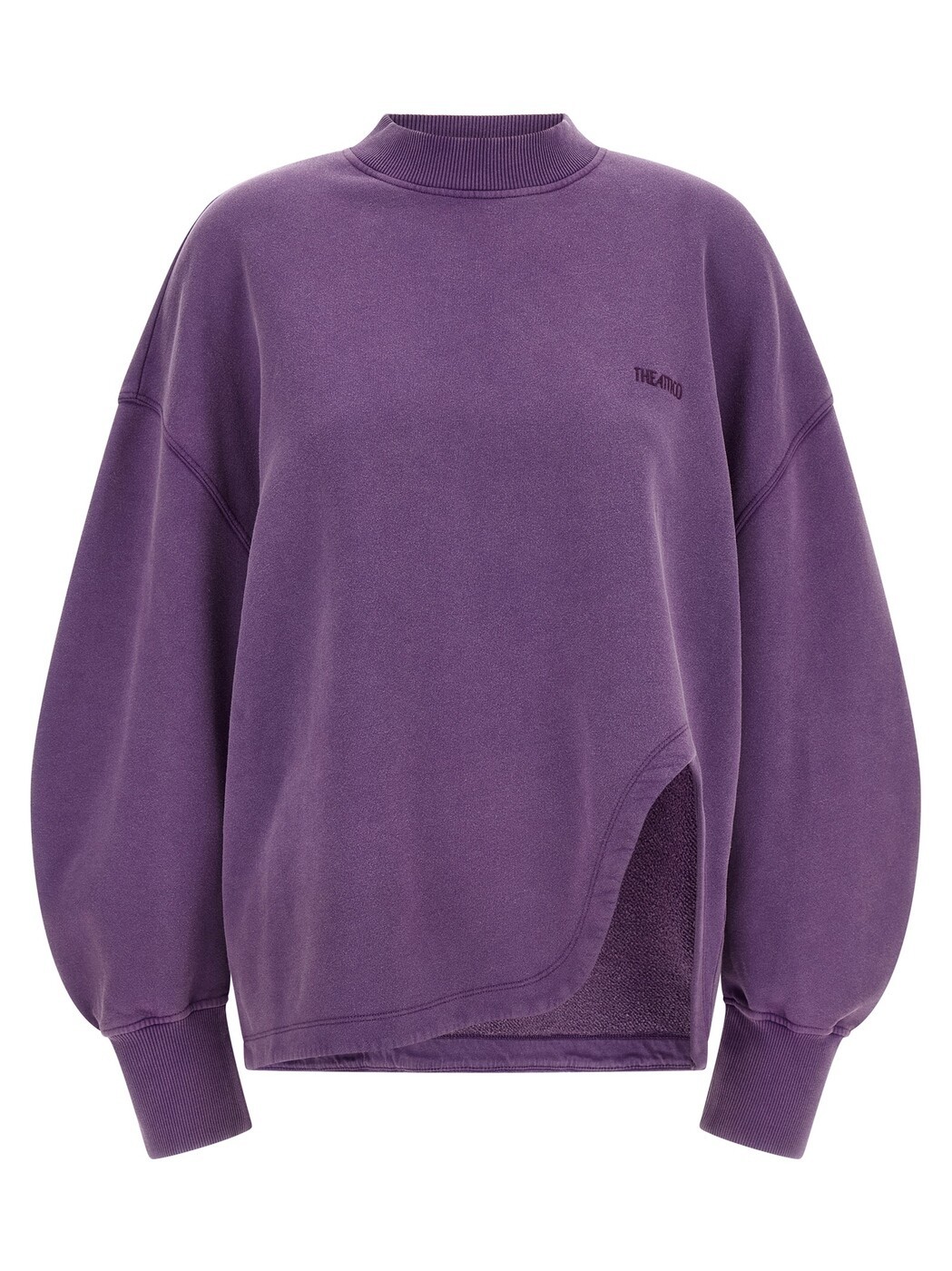 アティコ ATTICO 調教師 レディース パープル Sweatshirts Shaped slit sweatshirt 260WCF00024035 Purple 関税 貨物輸送無料 2026SS ju