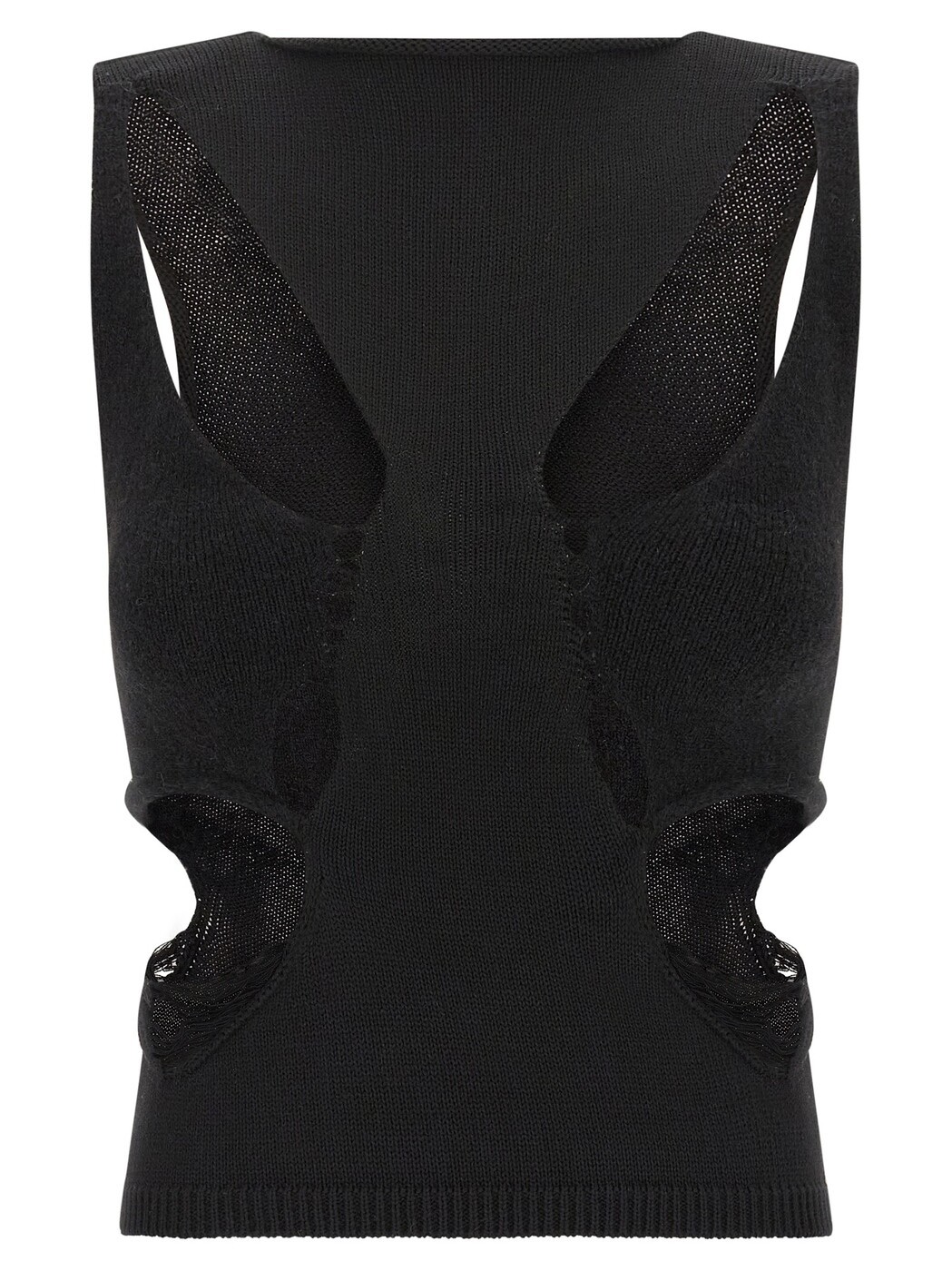 リック オウエンス RICK OWENS Tシャツ トップス レディース ブラック T-shirts and tops 'Tanja' top RO02E4662KWVHWP09 Black 関税 送料無料 2025AW ju|BRANDSHOP「il Tesoro」