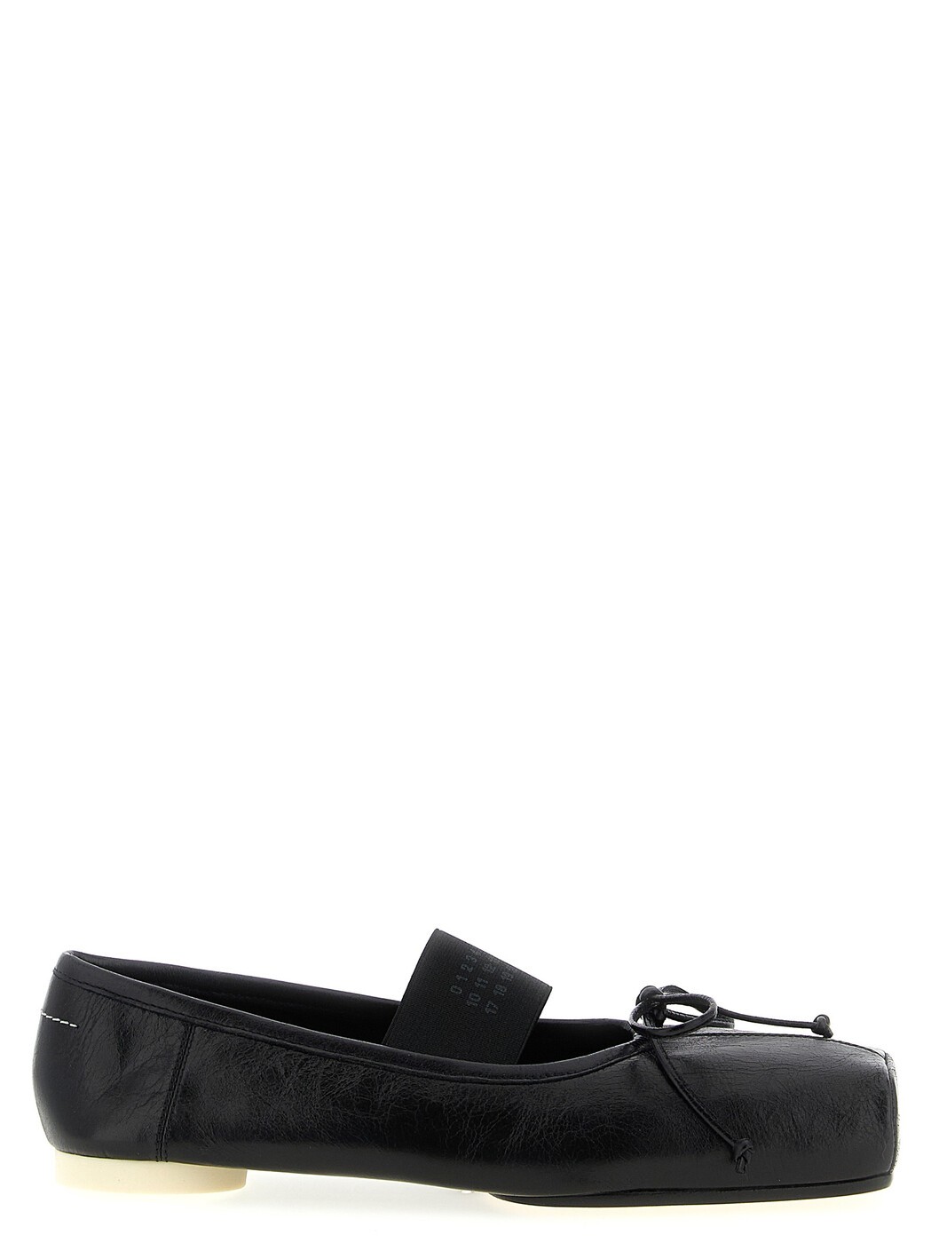 エムエム6 メゾン マルジェラ MM6 MAISON MARGIELA フラットシューズ フラットシューズ レディース ブラック Flat Shoes 'Ballet' ballet flats S59WZ0103P7561T8013 Black 関税 送料無料 2026SS ju|BRANDSHOP「il Tesoro」