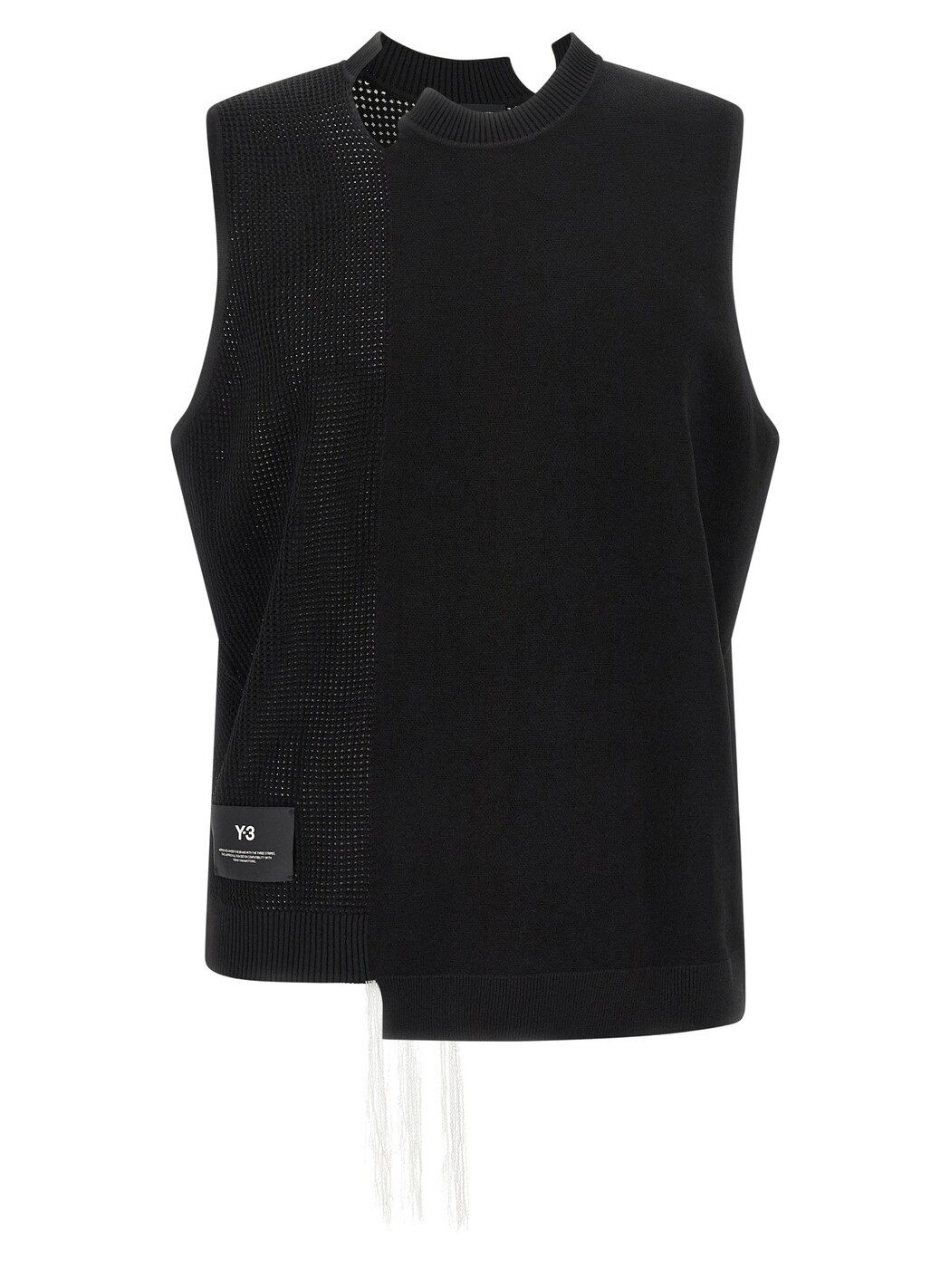 ワイスロバート・エドワード・リー Y-3 ジレ より良い メンズ 黒いこと Vests \u0027Y-3 Gfx\u0027 vest KH0420BLACK Black 関税 貨物輸送無料 2026SS ju