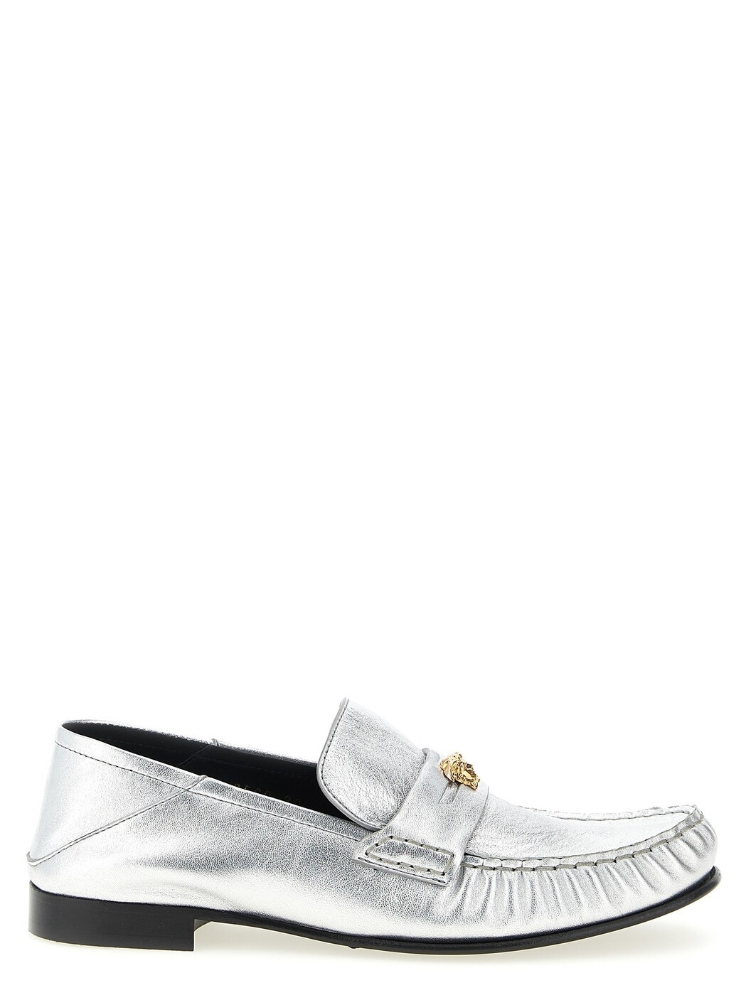 ヴェルサーチ VERSACE 置き目毛革 レディース しろがね色 Loafers \u0027La Medusa\u0027 loafers 10225891A085391E01V Silver 関税 貨物輸送無料 2026SS ju