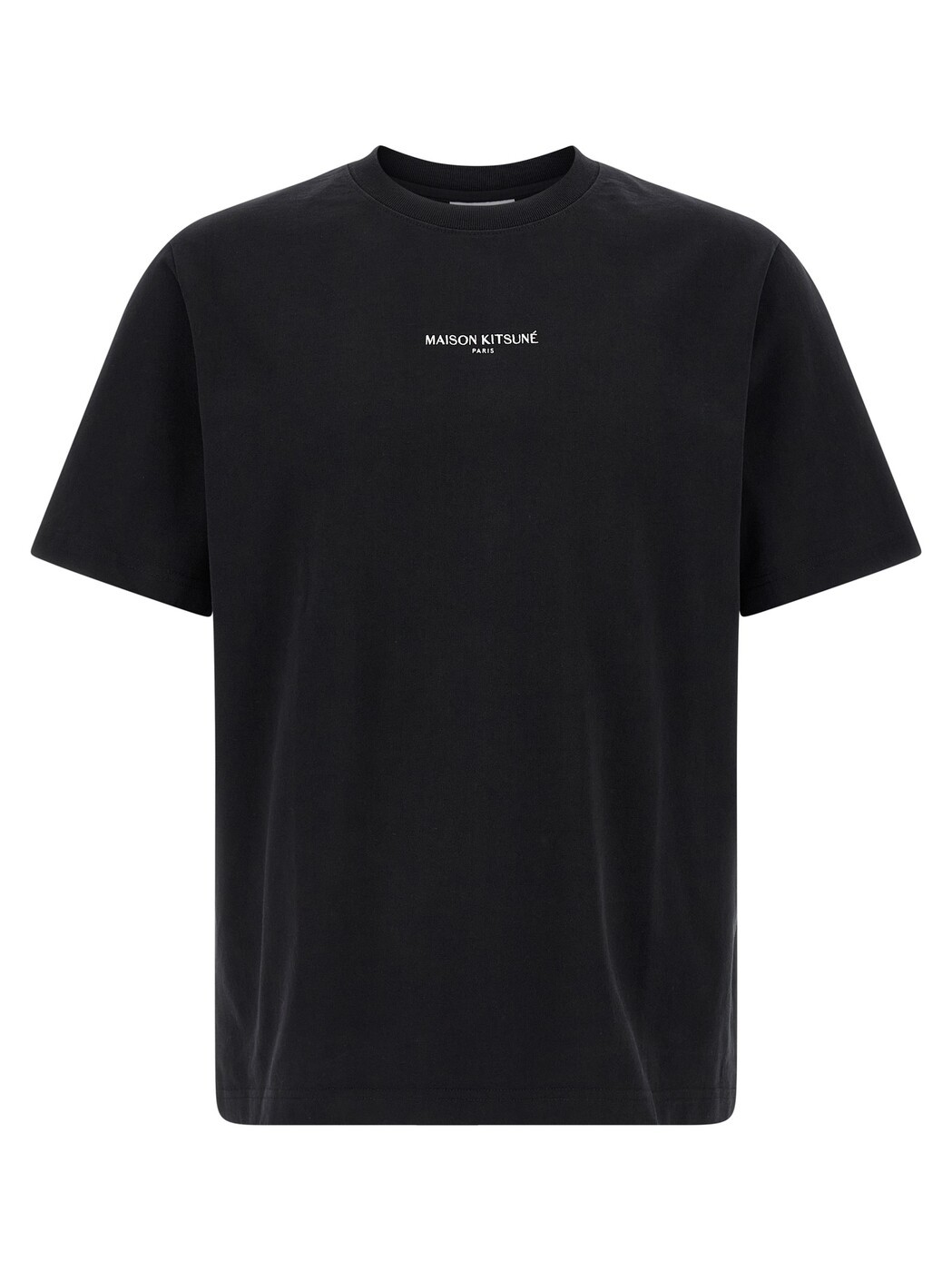 メゾン キツネ MAISON KITSUNE Tシャツ メンズ ブラック T-shirts 'Maison Kitsune Paris' T-shirt QM00100KJ7025P199 Black 関税 送料無料 2026SS ju|BRANDSHOP「il Tesoro」