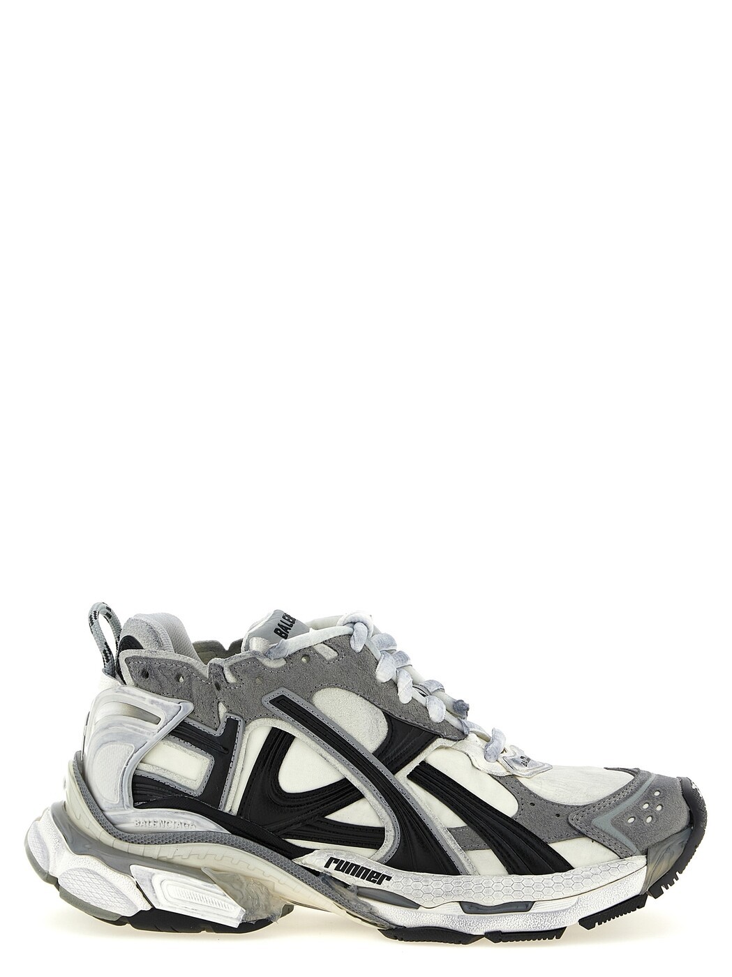 バレンシアガ BALENCIAGA スニーカー レディース 薄墨色 Sneakers \u0027Runner\u0027 sneakers 772767W3RNY9012 Gray 関税 貨物輸送無料 2026SS ju