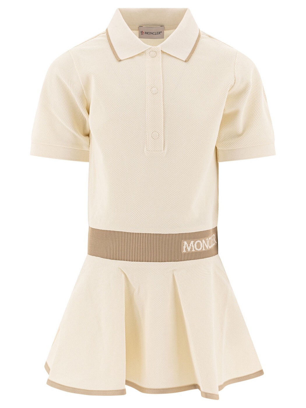 モンク軌跡 MONCLER ロング御召しもの 御召しもの ガールズ ベージュ Long dresses Dresses 8I00001-899YV050 Beige 関税 貨物輸送無料 2025SS vi