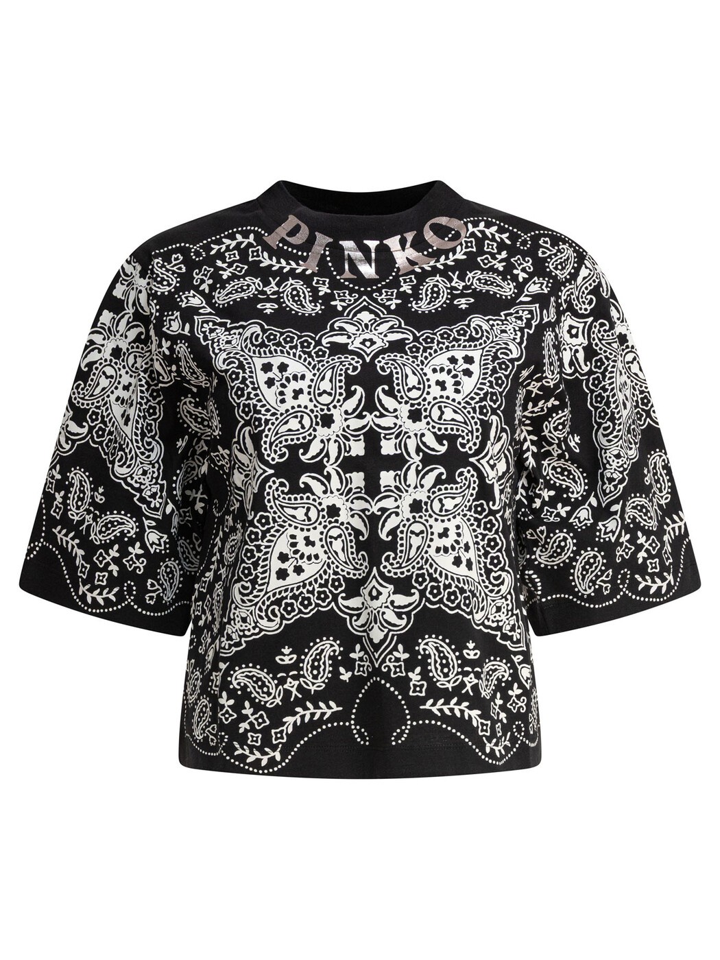 ピンコ PINKO スポーツシャツ プルオーバー レディース 黒いこと T-shirts and polo shirts T-shirts 104604A2CYZDI Black 関税 貨物輸送無料 2025SS vi