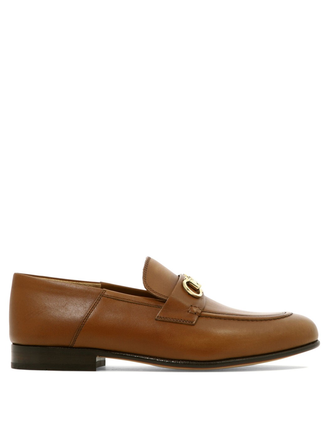 フェラガモ FERRAGAMO 置き目毛革 レディース 赤銅色 Loafers Leather loafers 0758467 Brown 関税 貨物輸送無料 2025SS vi