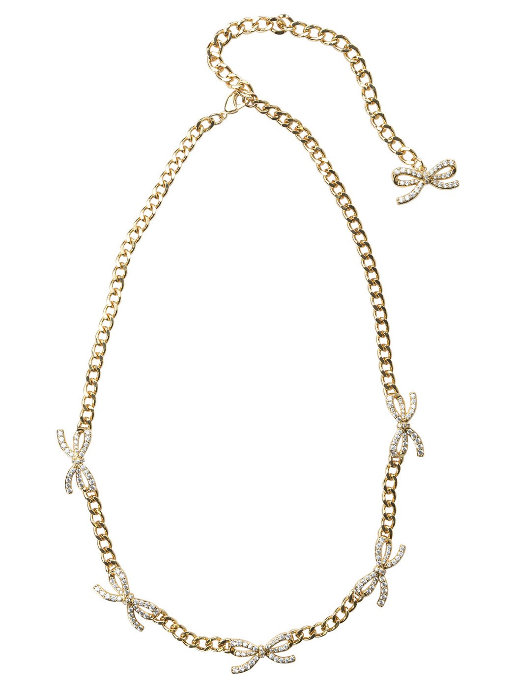 セルフ ポートレート SELF PORTRAIT ジュエリー レディース ゴールド Jewelry Necklace with bows with crystals AW25-607N-GDGOLD Gold 関税 送料無料 2026SS vi｜BRANDSHOP「il Tesoro」 27,365円