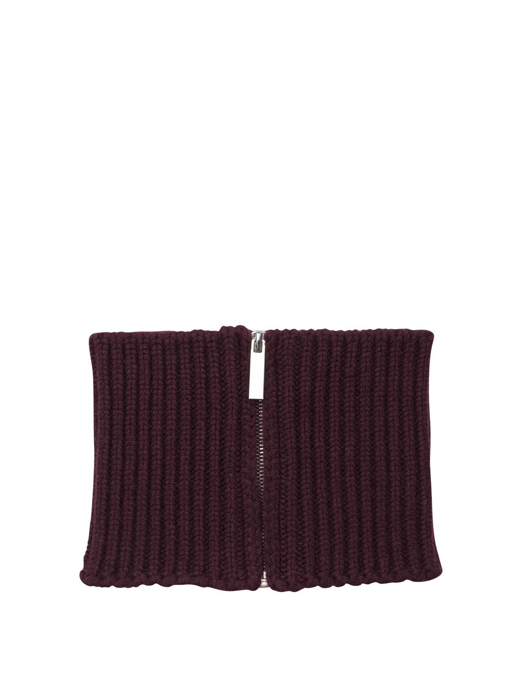 サスファイ SA SU PHI 先端技術付属品 流行り物小物 レディース 赤いこと Hi-tech accessories Cashmere zipper scarf W25950MWS0550 Bordeaux 関税 貨物輸送無料 2025AW vi
