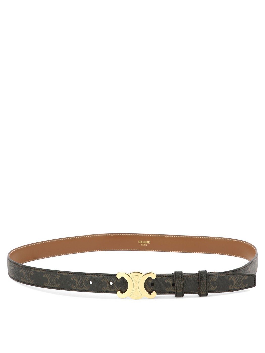 セリーヌ CELINE 三尺帯 レディース 赤銅色 Belts Belts 45AK92ACO.04LU Brown 関税 貨物輸送無料 2026SS vi