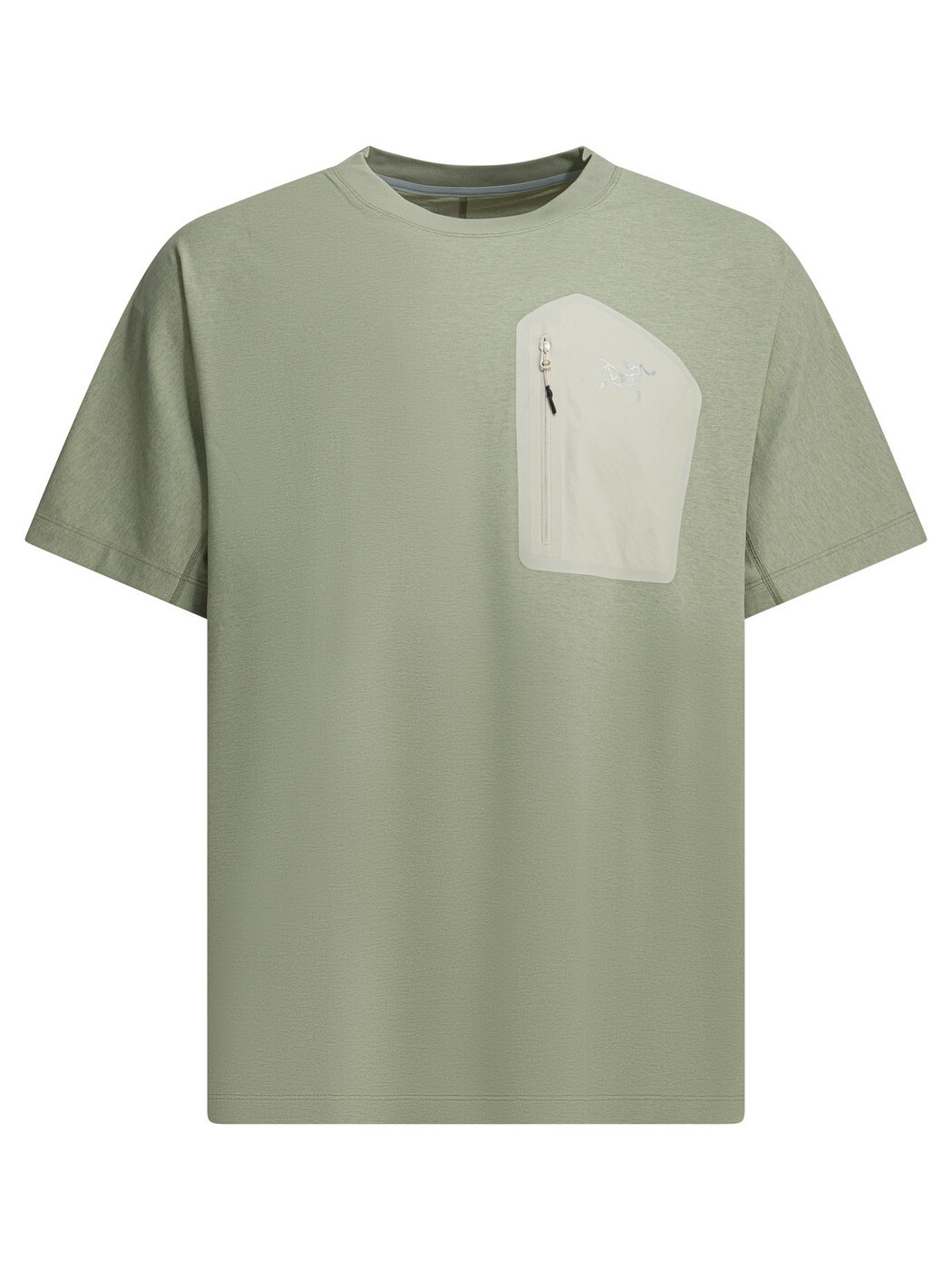アークテリクス ARC\u0027TERYX ティーシャツ メンズ 緑であること T-shirts Crew-neck T-shirt with logo X000009539KONSEAL POCKETHABITAT/SEA SALT Green 関税 貨物輸送無料 2026AW vi メンズファッション-トップス-Tシャツ・カットソー