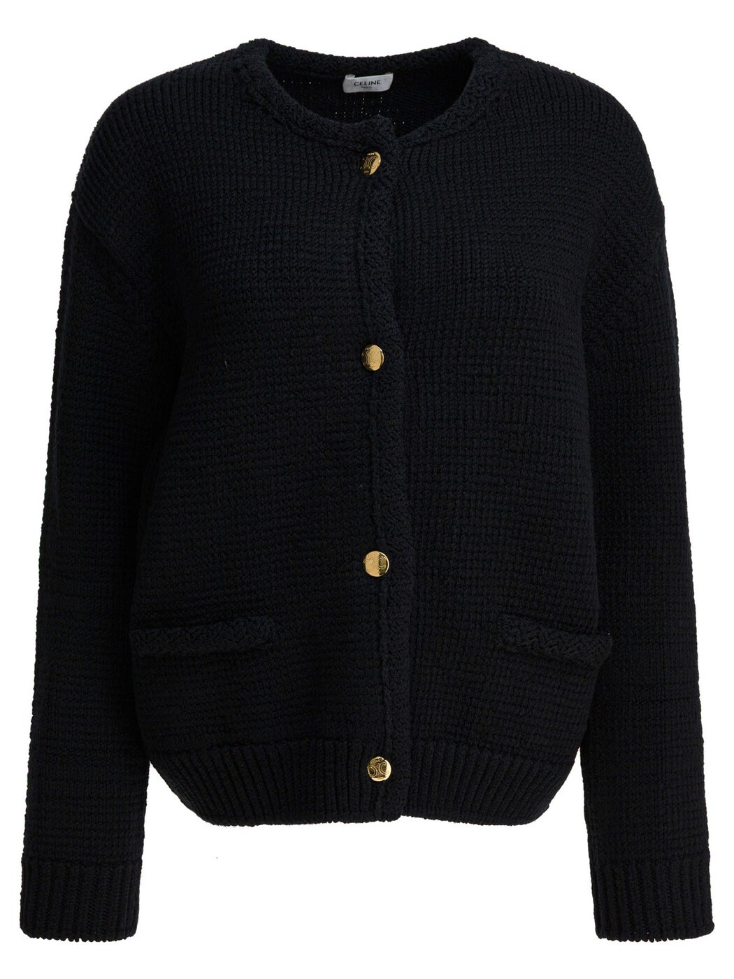 セリーヌ CELINE セーター ニットウェア レディース ブラック Knitwear Knitwear RV0ZX1170.38NO Black 関税 送料無料 2026SS vi｜BRANDSHOP「il Tesoro」