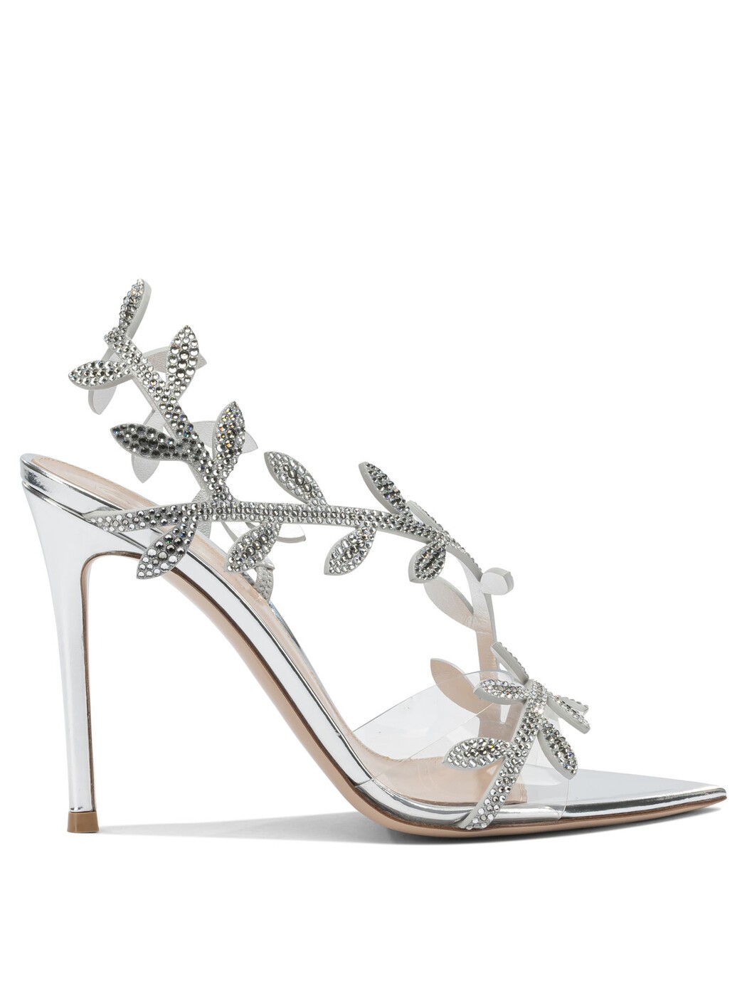 ジャンヴィトロッシ GIANVITO ROSSI サンダル レディース シルバー Sandals \"Crystal Flavia 105mm\" heeled sandals G3244815RICGBMTRSS Silver 関税 送料無料 2026SS vi