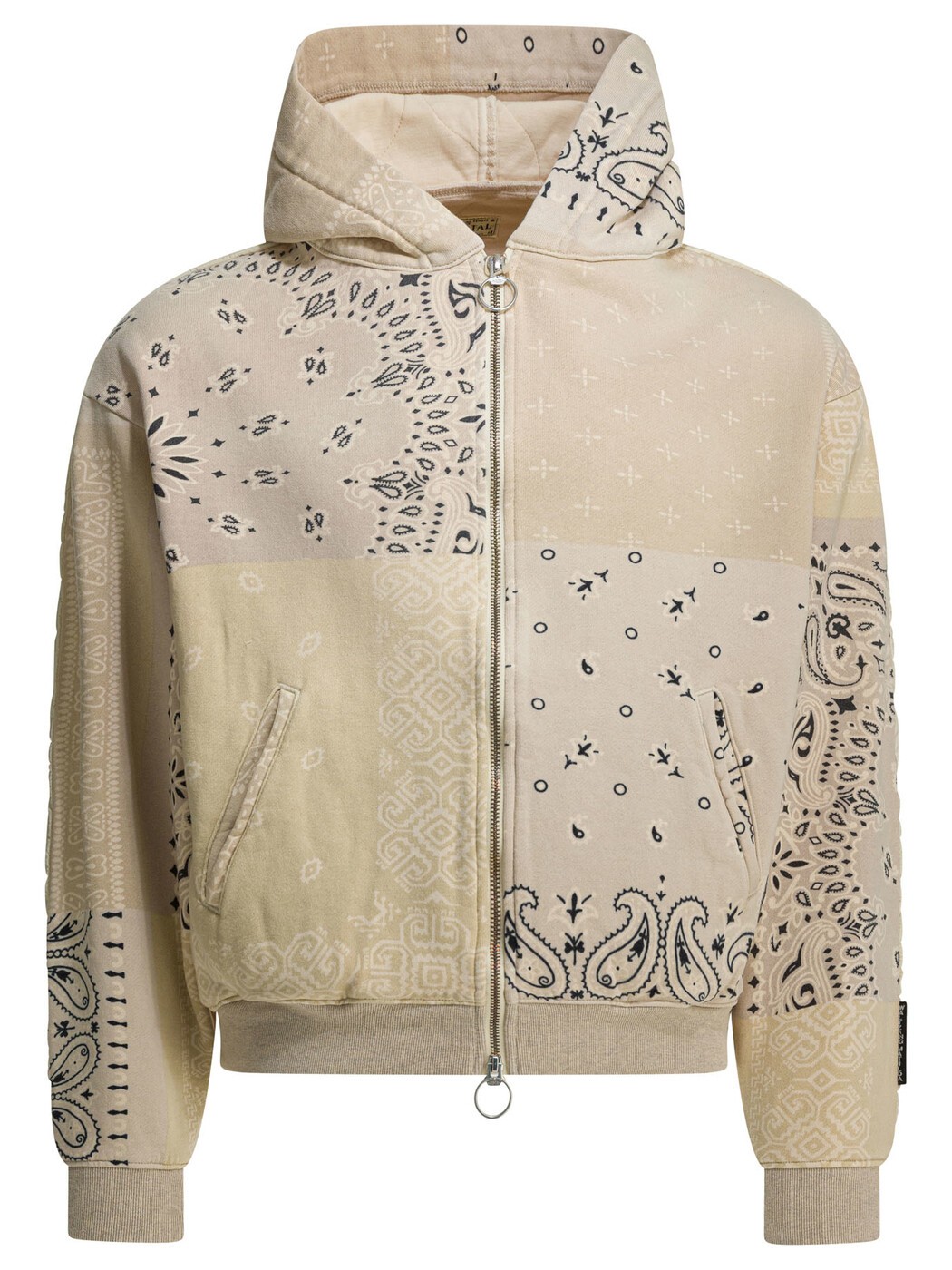 かしら文字 KAPITAL トレーナー 調教師 メンズ ベージュ Sweatshirts \"Knit Bandana\"" Hoodie EK-1321LCBNAT Beige 関税 貨物輸送無料 2026SS vi"