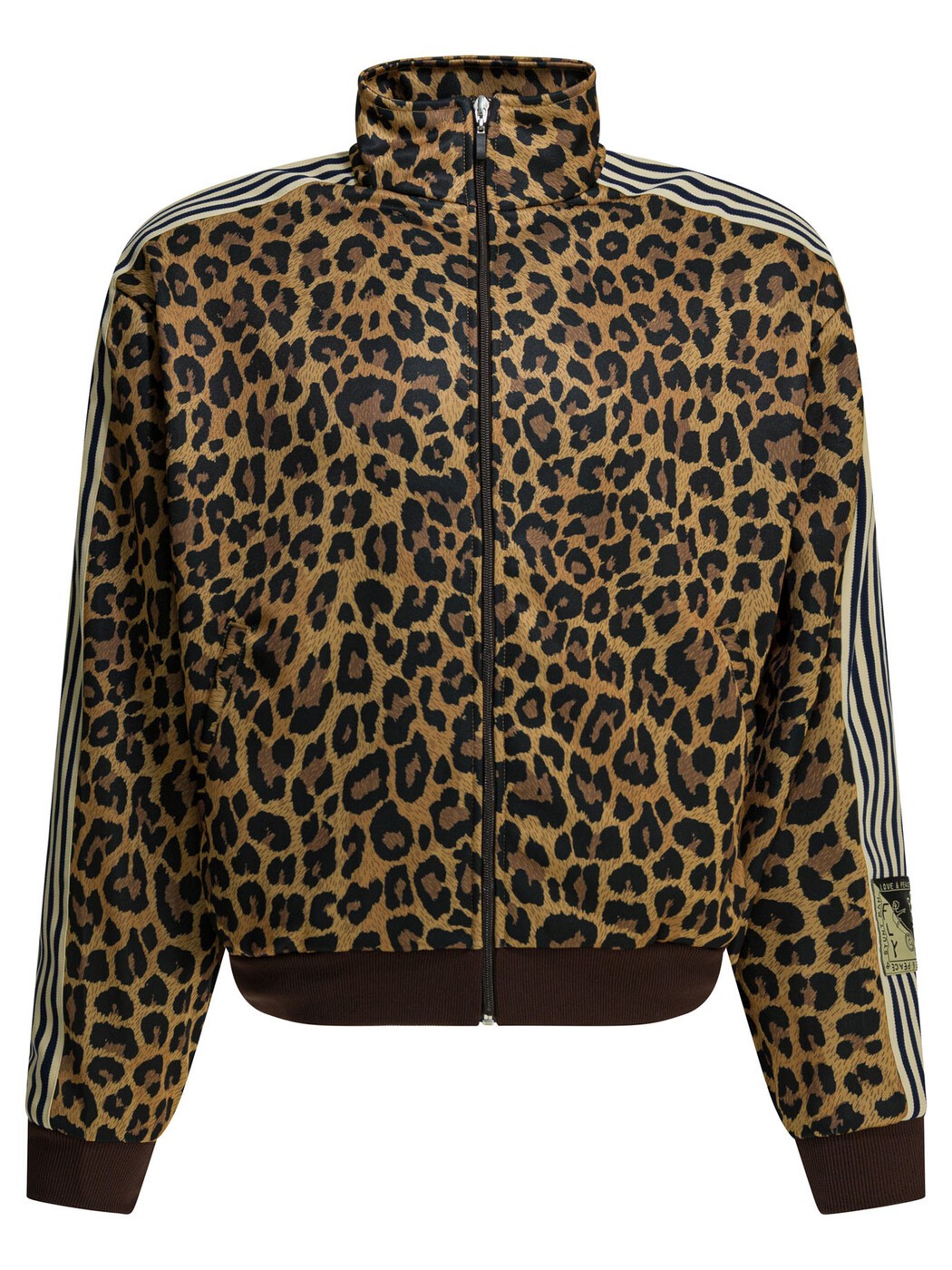 かしら文字 KAPITAL トレーナー 調教師 メンズ 赤銅色 Sweatshirts \"Smooth Jersey Leopard\"" Zipper Sweatshirt EK-1843LCBROWN Brown 関税 貨物輸送無料 2026SS vi"