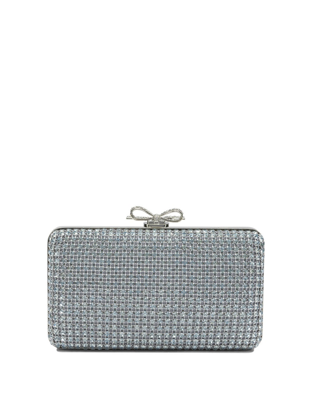セルフ すがた絵 SELF PORTRAIT クラッチペダル御徒面子 レディース 青碧 Clutch and wristlets bags Clutch with crystals SS26-305B-BLBLUE Light blue 関税 貨物輸送無料 2026SS vi