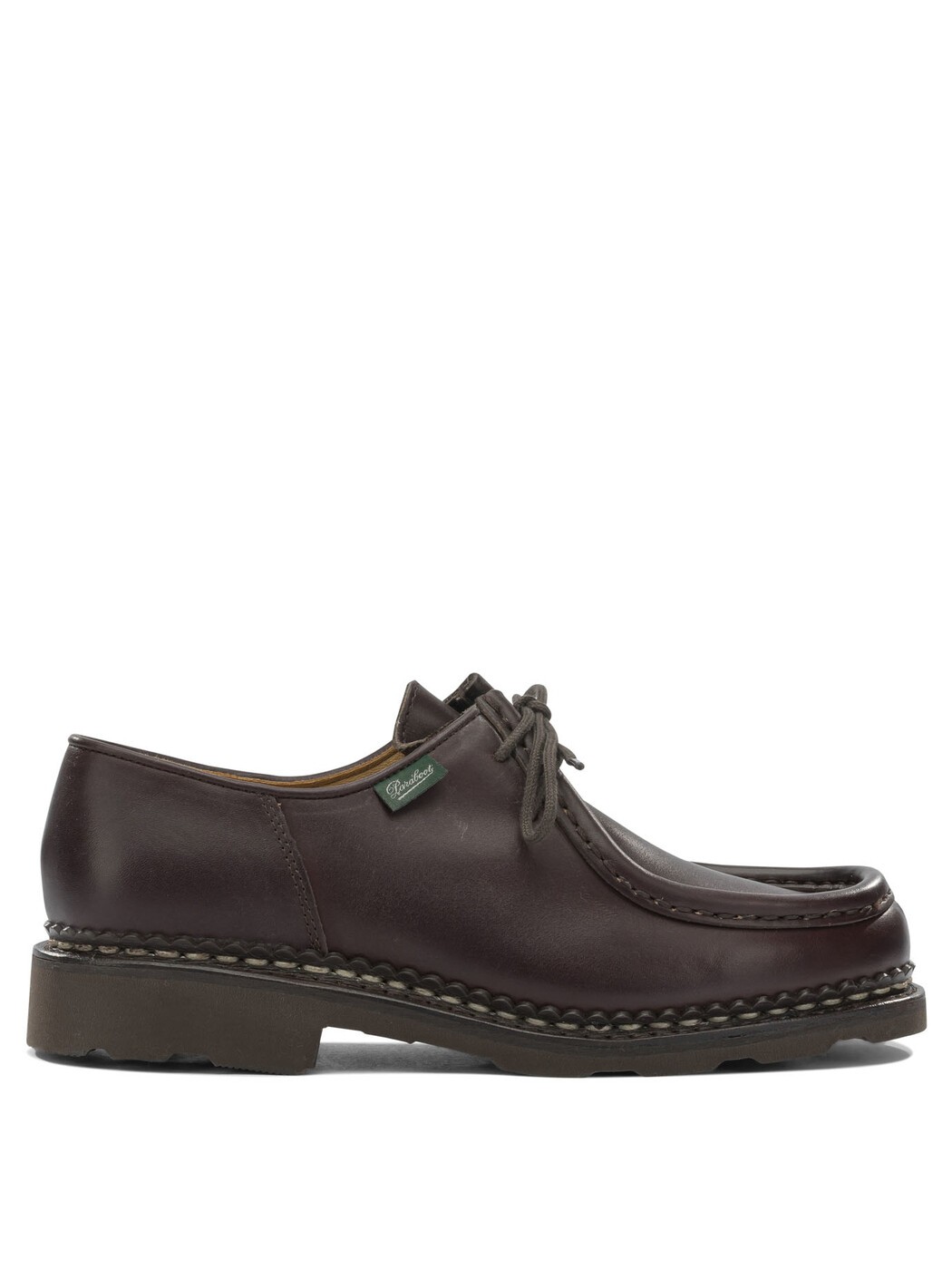 パラブーツ PARABOOT 置き目毛皮 レディース 赤銅色 Loafers \"Michael\"" lace-up loafers 721213MICHAEL/GRIFFMARRON-LIS CAFE Brown 関税 貨物輸送無料 2026SS vi"